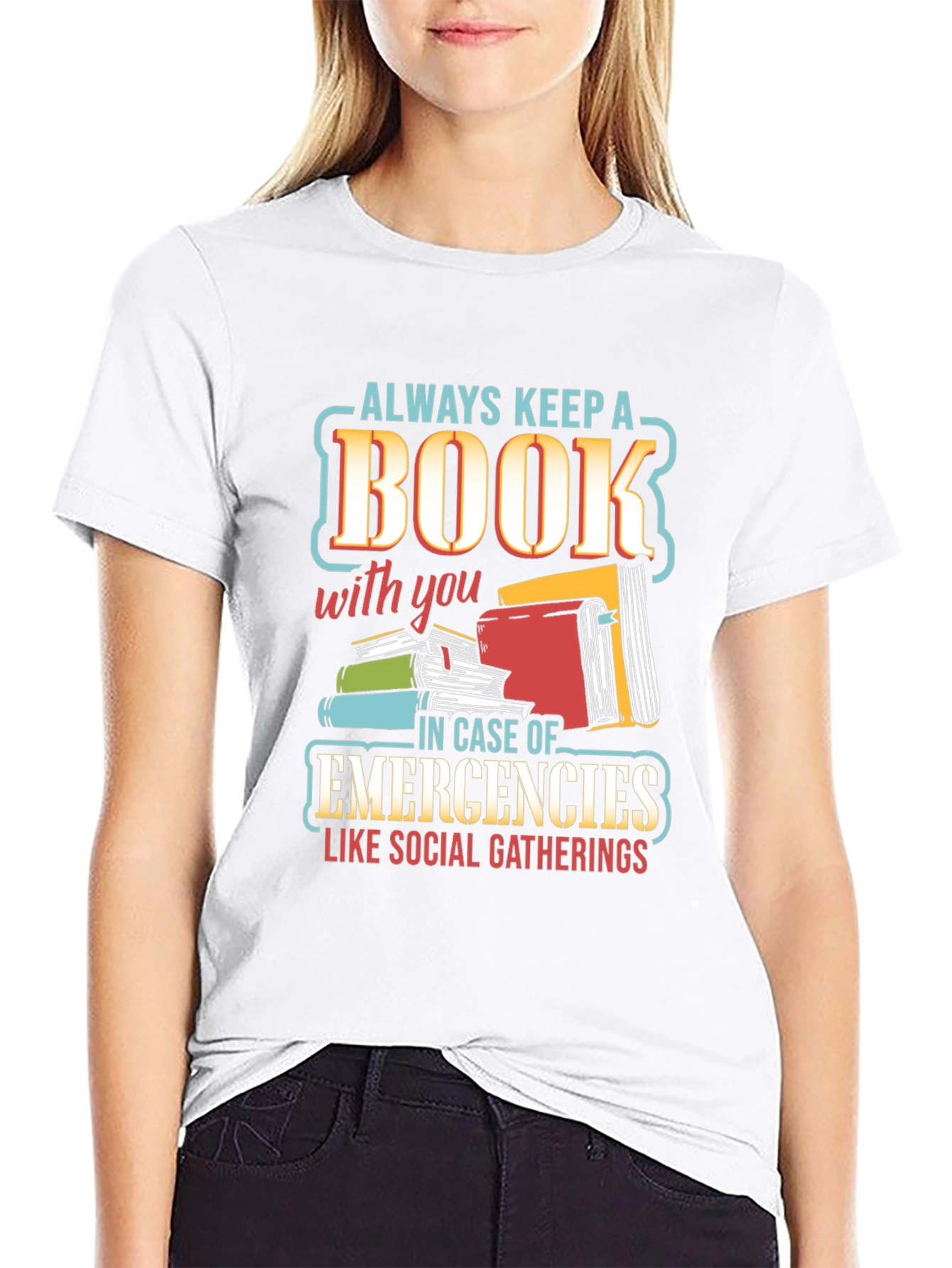 Book Lover T-Shirt - Always Keep A Book