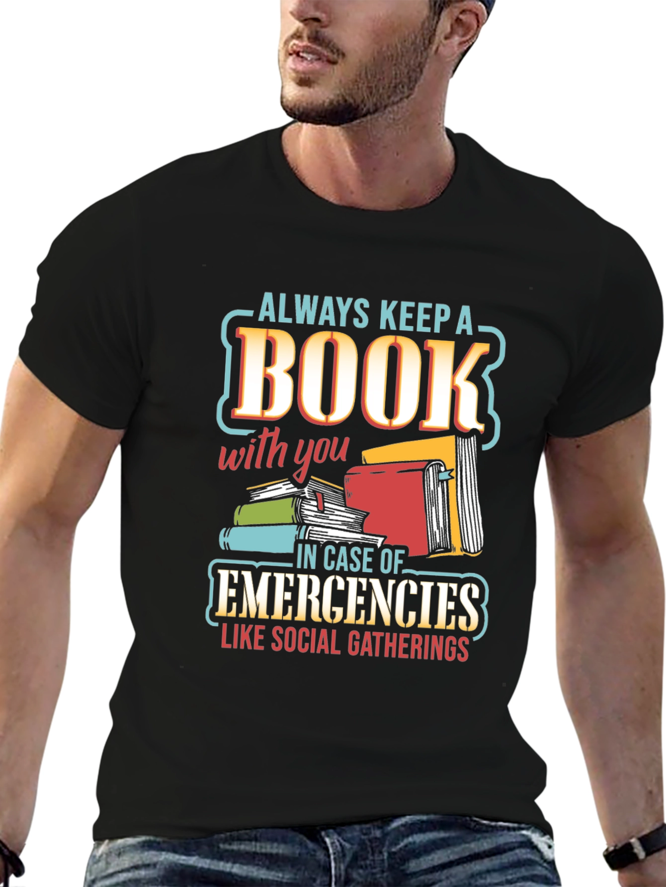 Book Lover T-Shirt - Always Keep A Book
