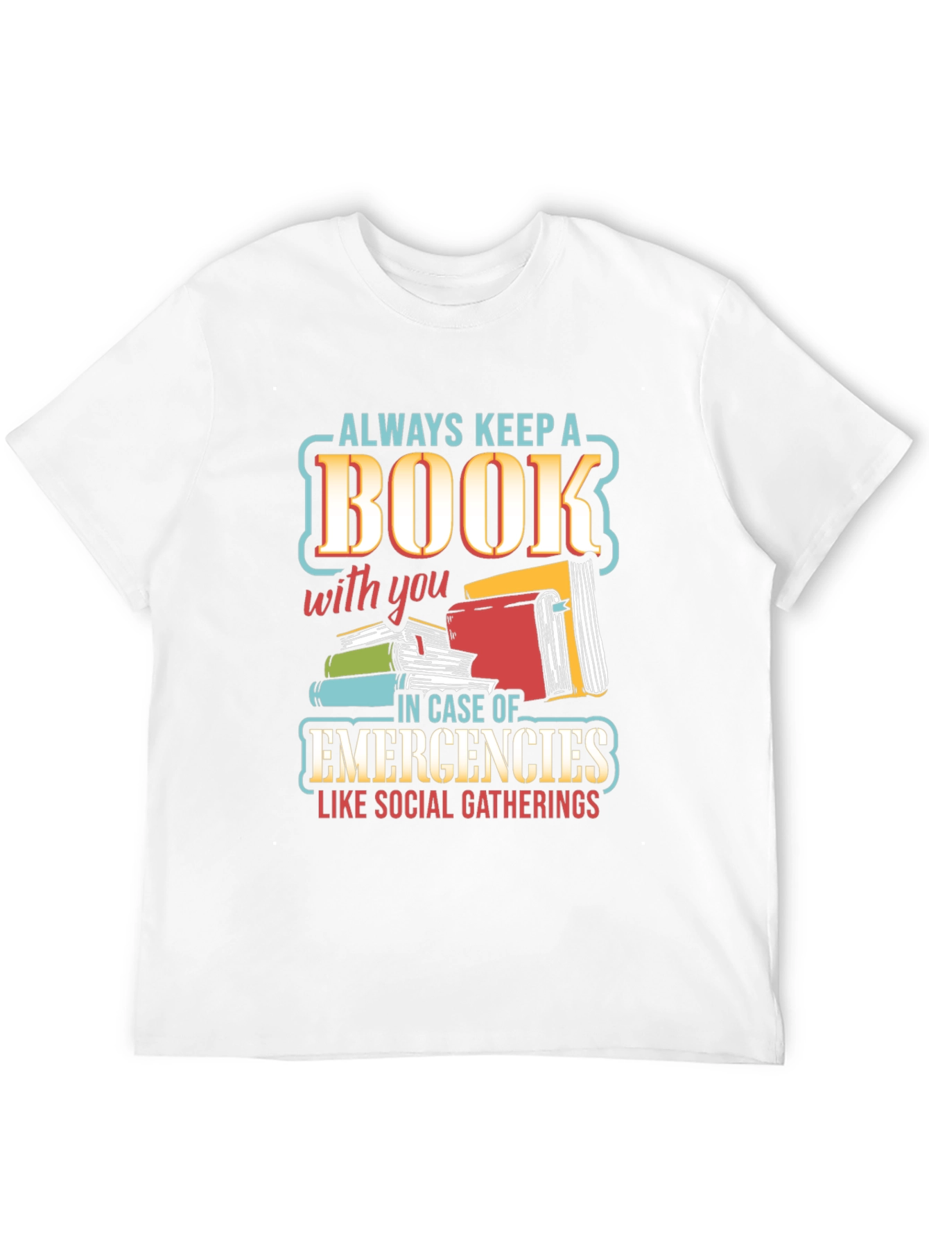 Book Lover T-Shirt - Always Keep A Book