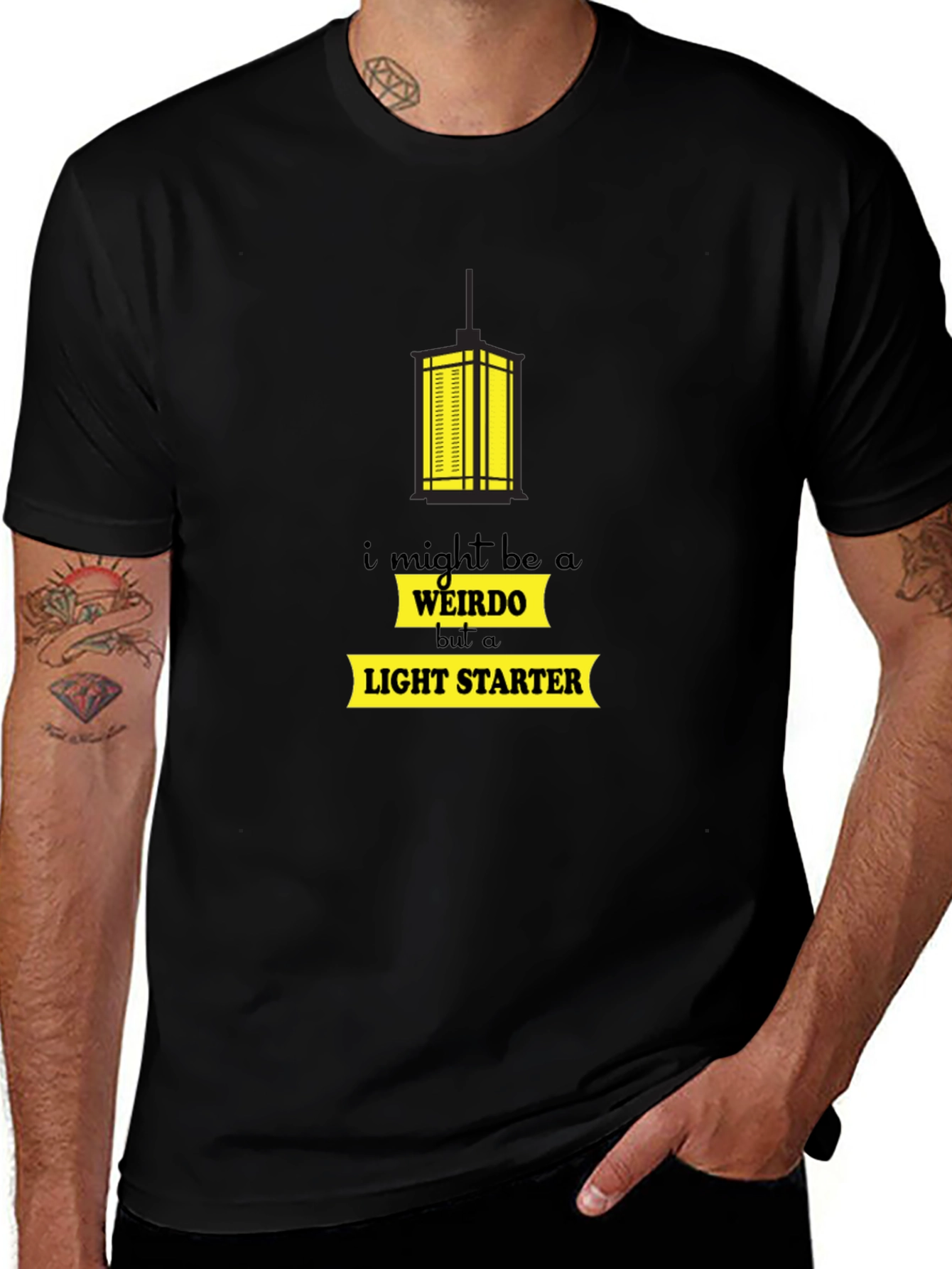 I Might Be a Weirdo Light Starter Graphic T-Shirt