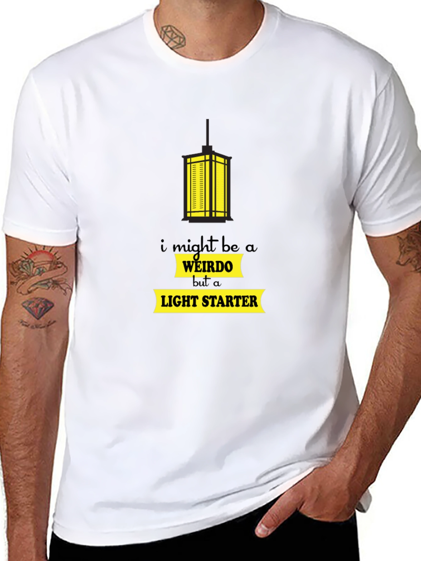 I Might Be a Weirdo Light Starter Graphic T-Shirt