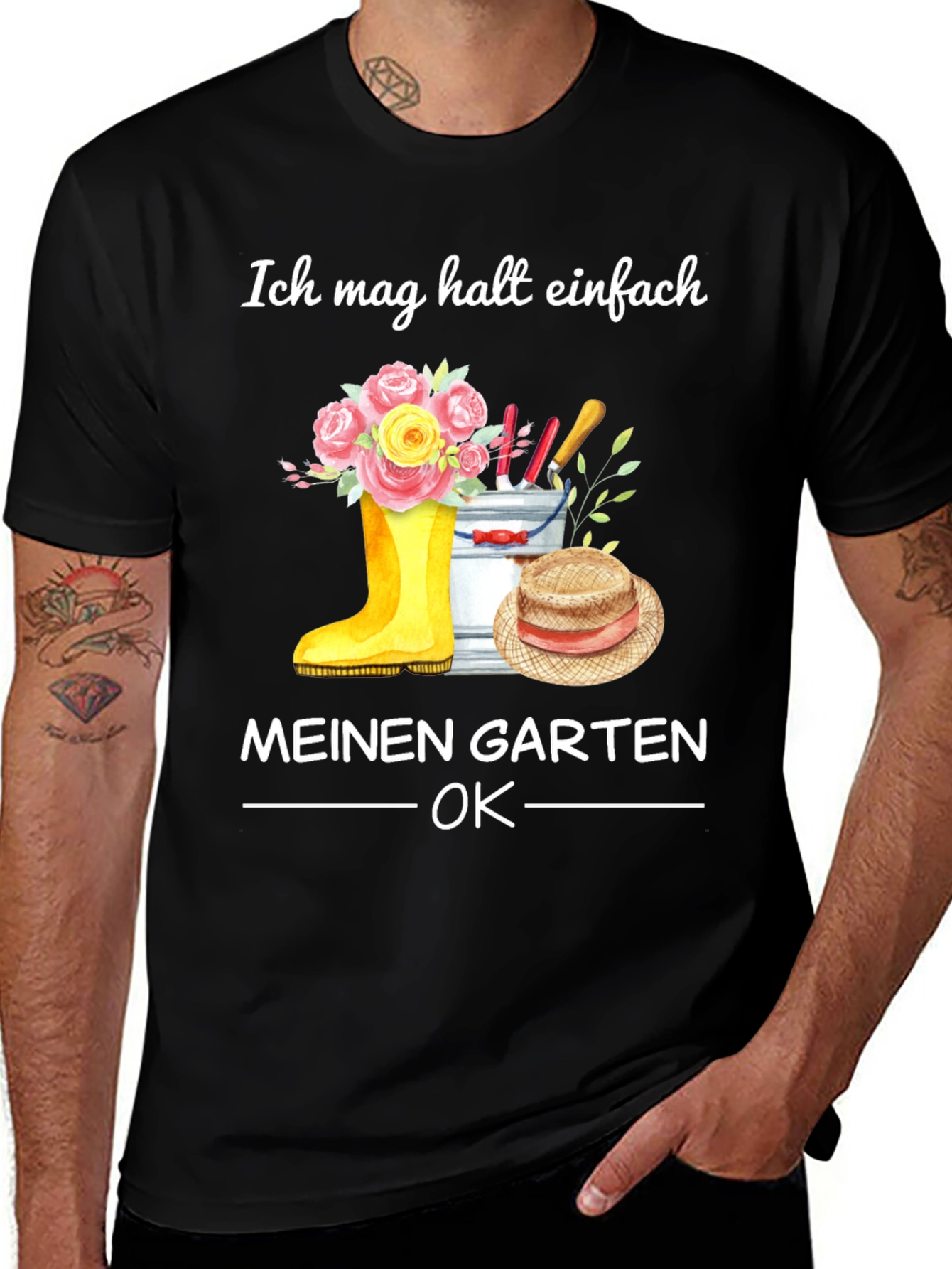 Gardening Enthusiast T-Shirt - My Garden is OK