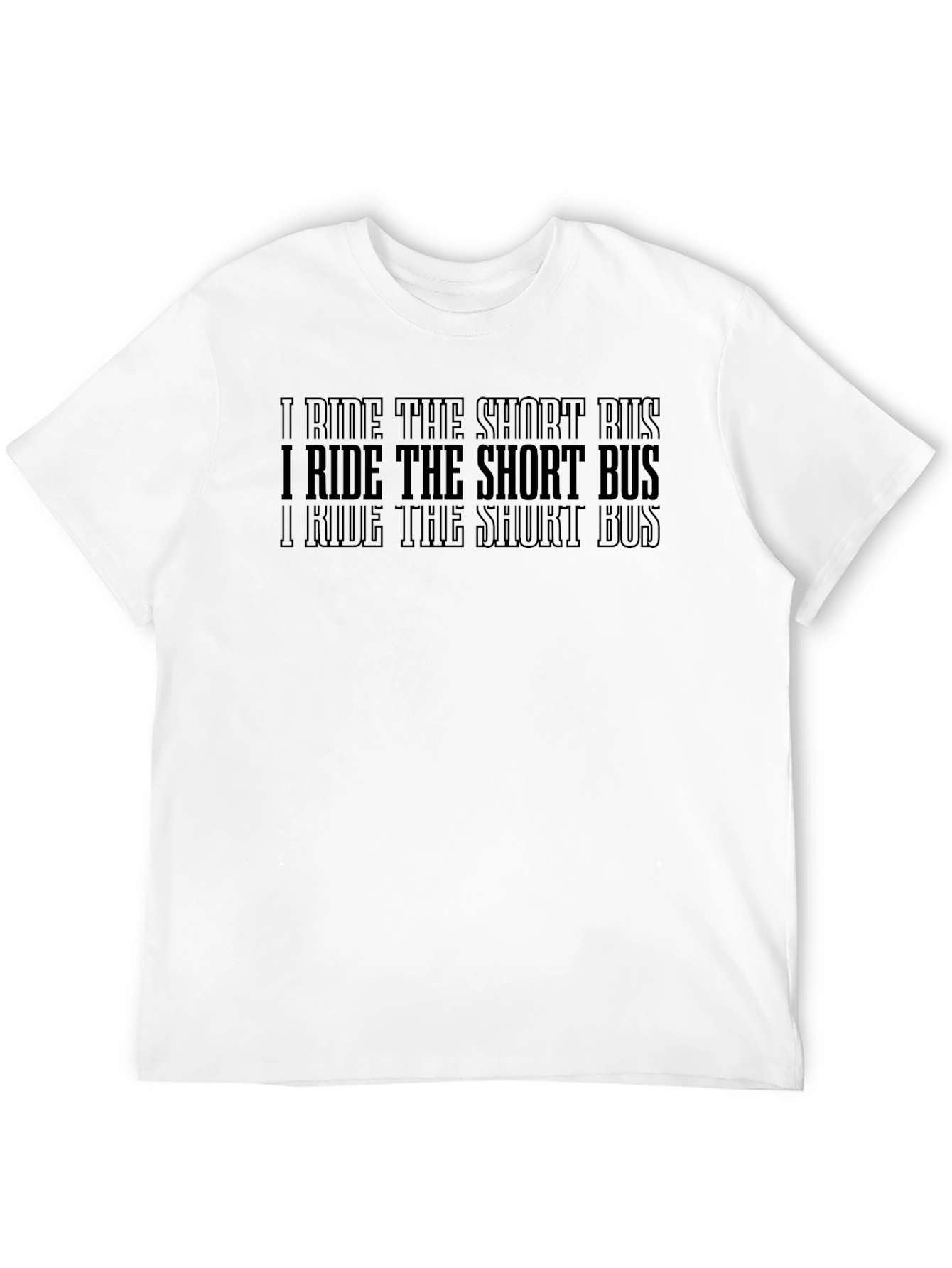 I Ride The Short Bus Graphic T-Shirt