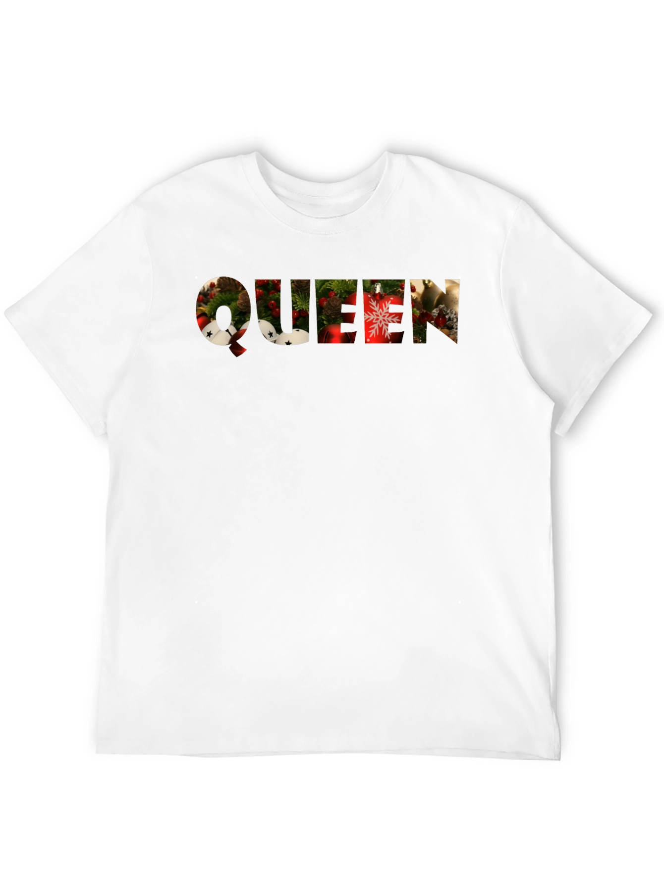 Christmas Queen Black Graphic Tee