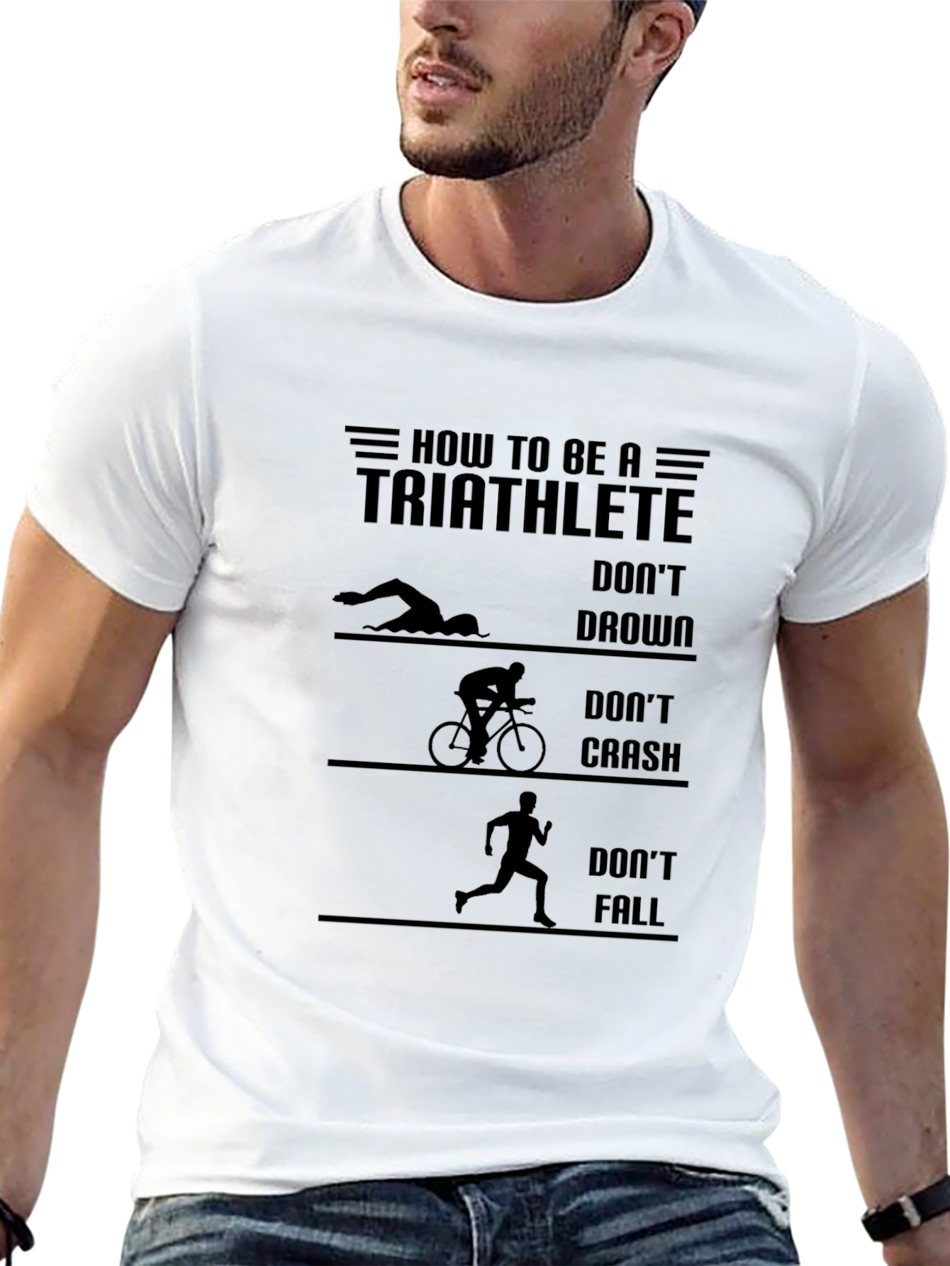 Triathlete T-Shirt - Funny Triathlon Training Shirt