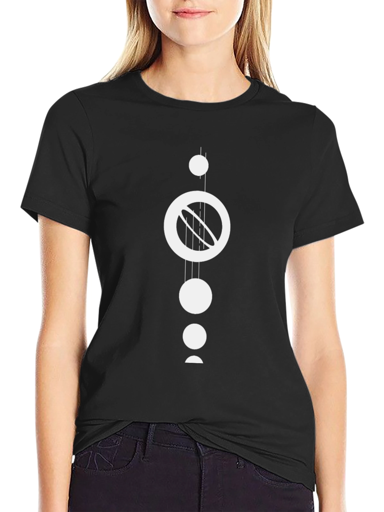 Geometric Phases Black T-Shirt