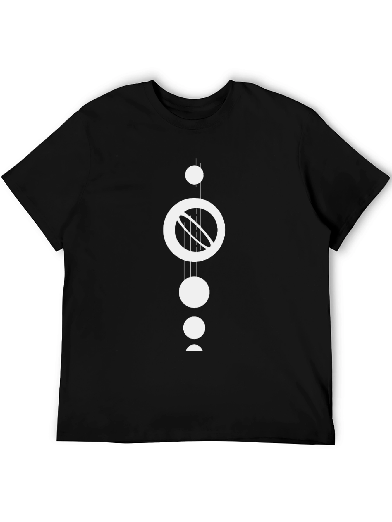 Geometric Phases Black T-Shirt
