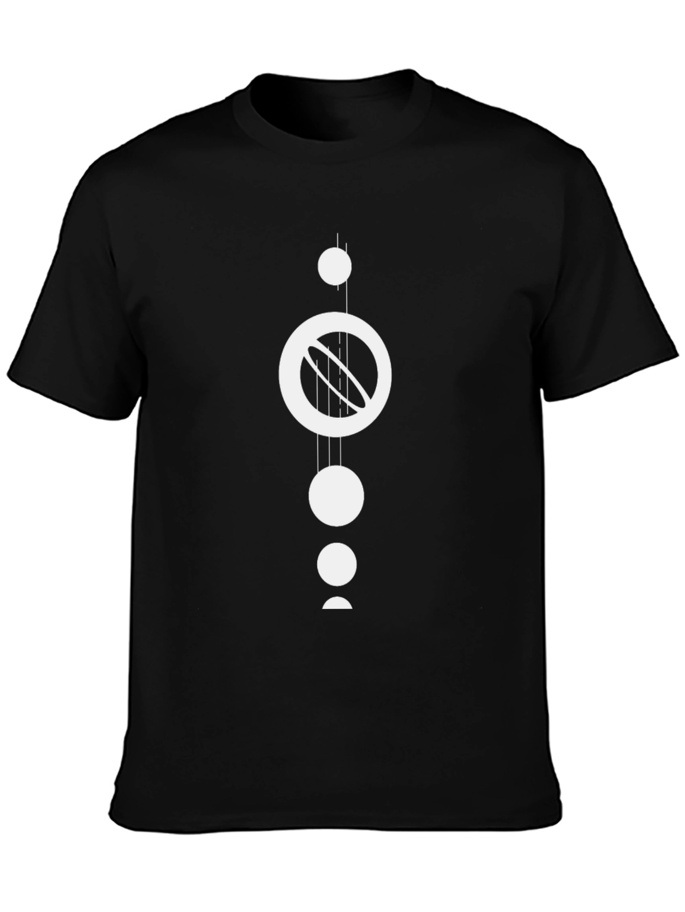 Geometric Phases Black T-Shirt