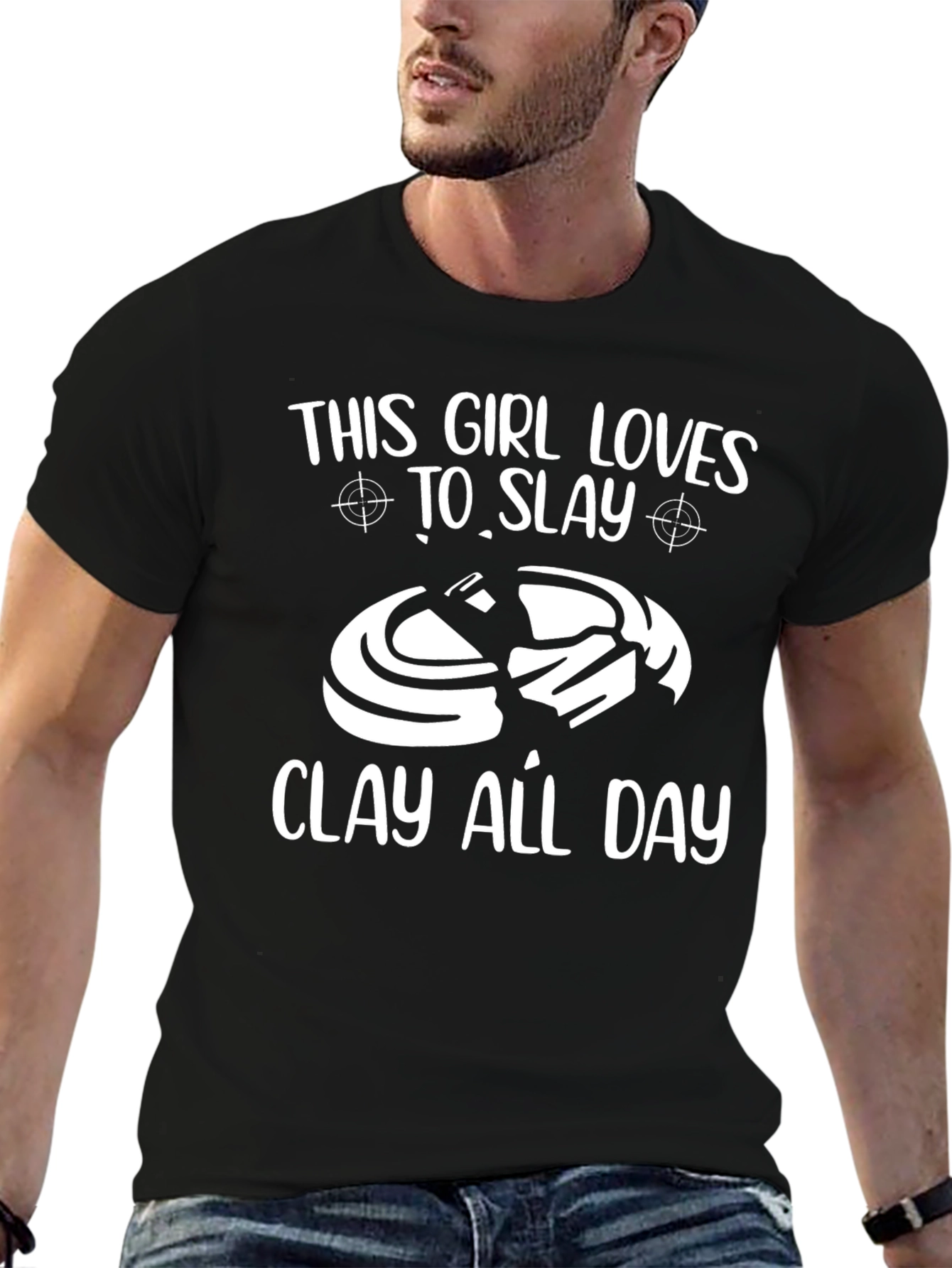Clay Shooting Girls T-Shirt: This Girl Loves to Slay