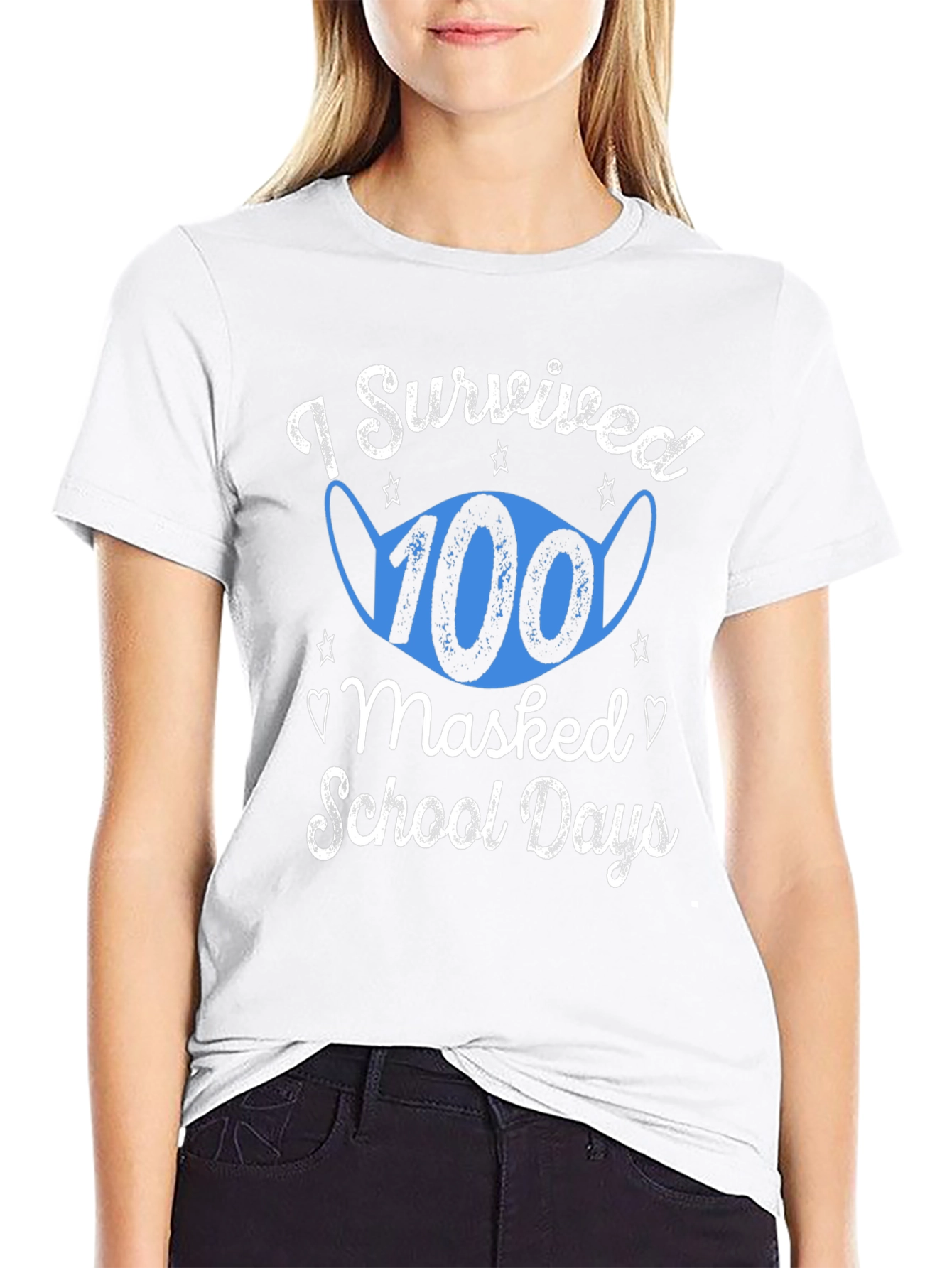 I Survived 100 Masked School Days T-Shirt