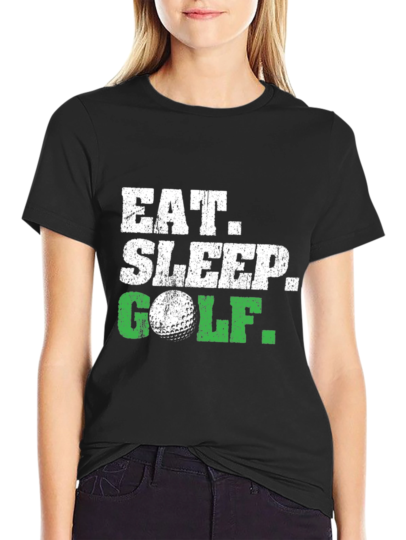 Eat Sleep Golf T-Shirt - Funny Golf Lover Tee