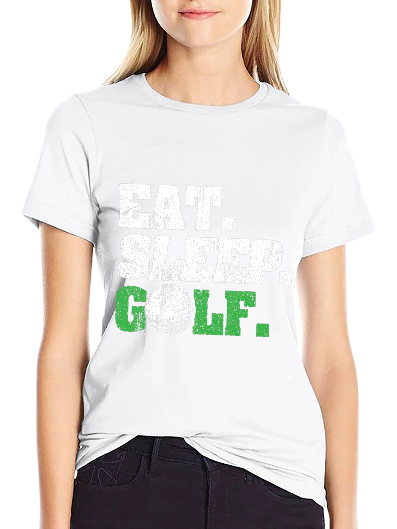 Eat Sleep Golf T-Shirt - Funny Golf Lover Tee