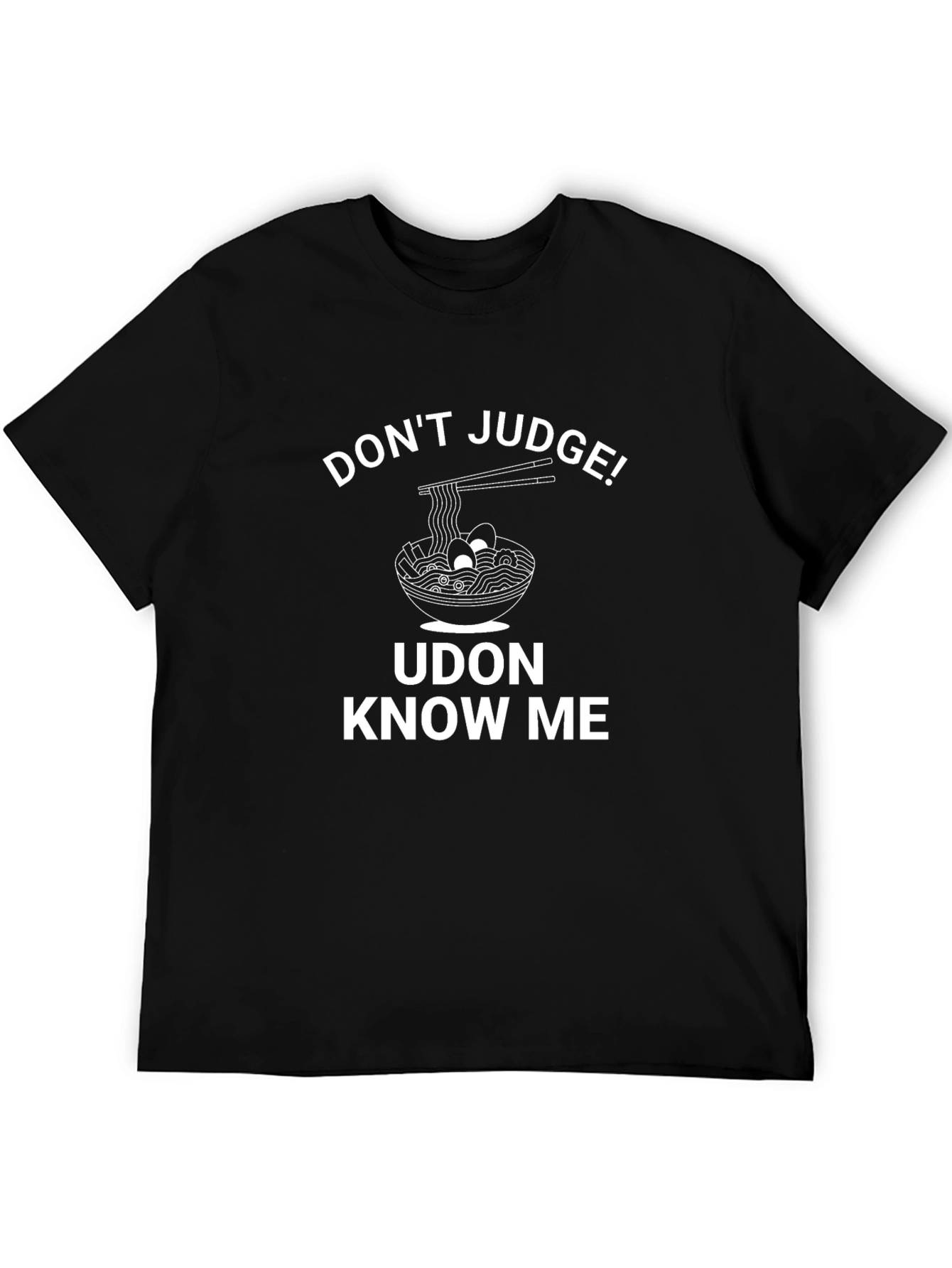 Udon Know Me Graphic T-Shirt - Black