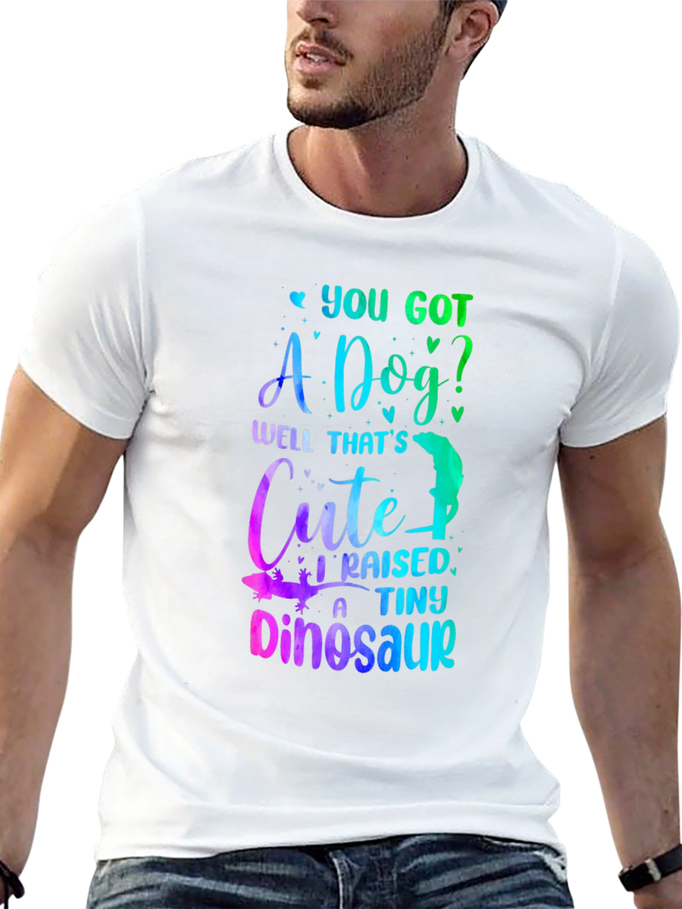 Funny Dinosaur Dog Lover T-Shirt