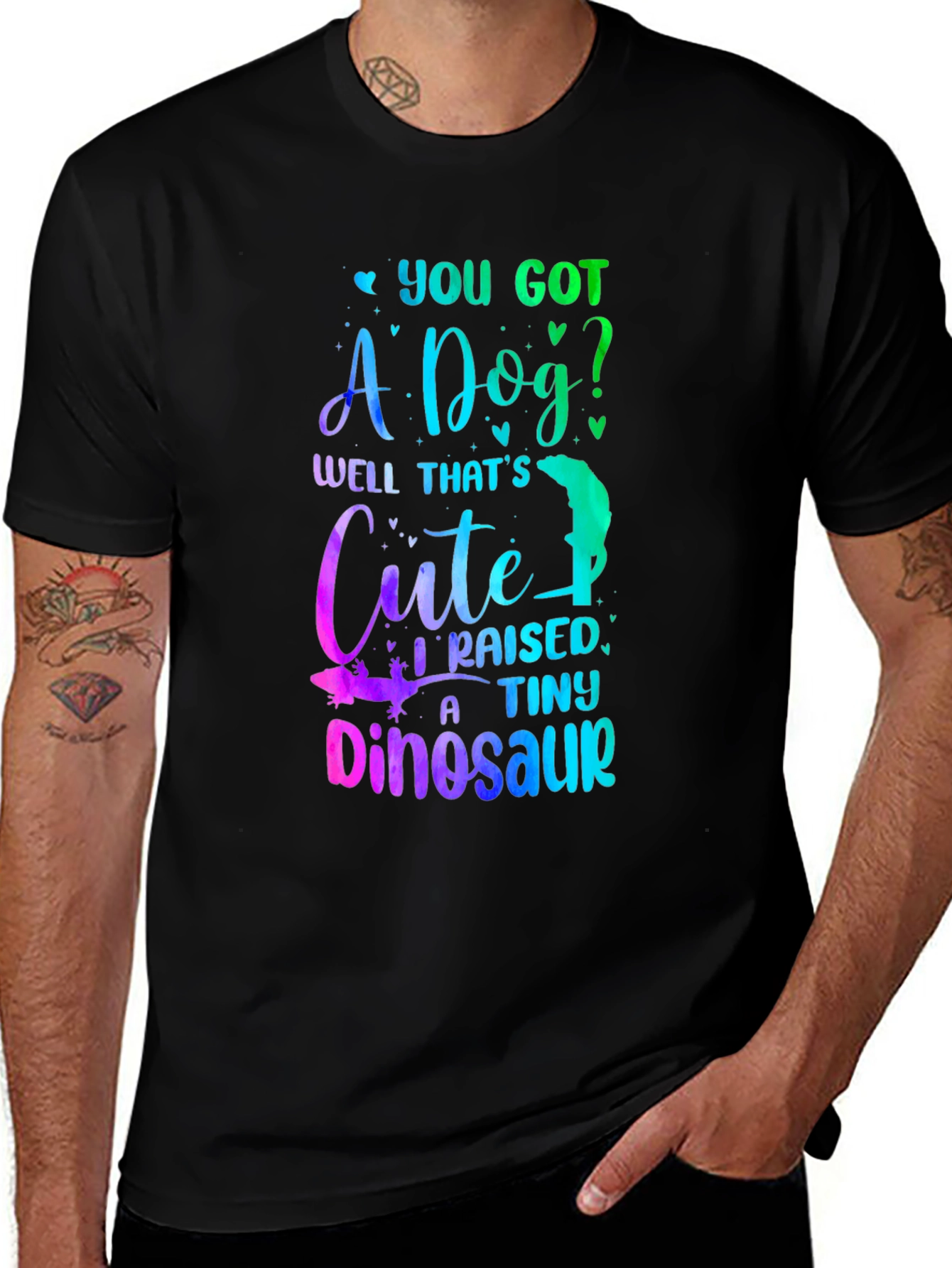 Funny Dinosaur Dog Lover T-Shirt