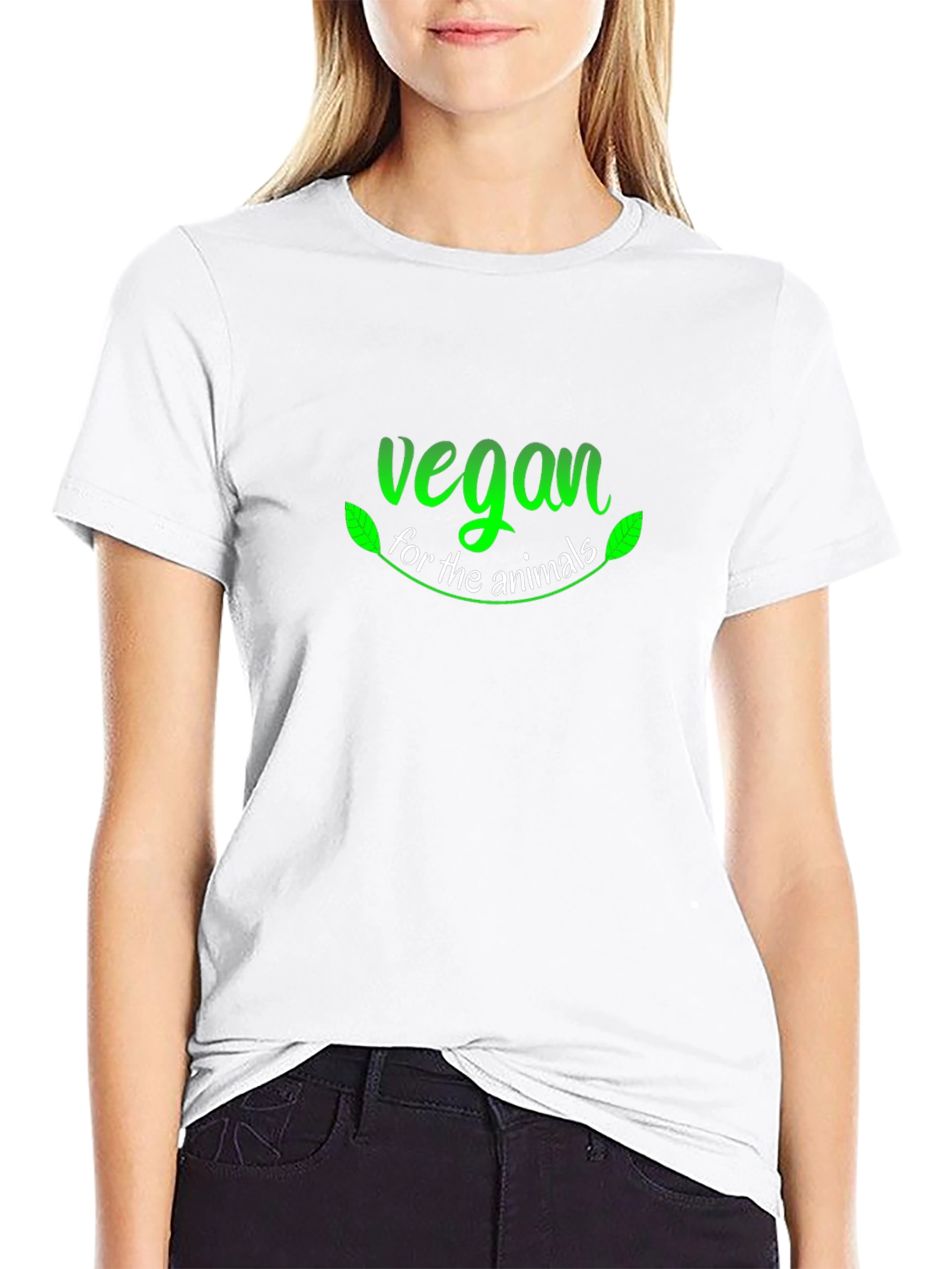 Vegan for the Animals T-Shirt - Black