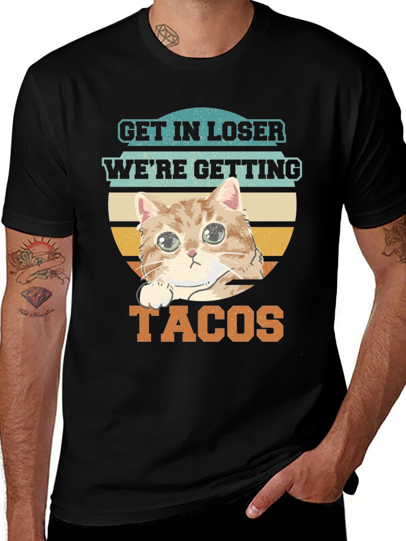 Get In Loser Cat Taco T-Shirt