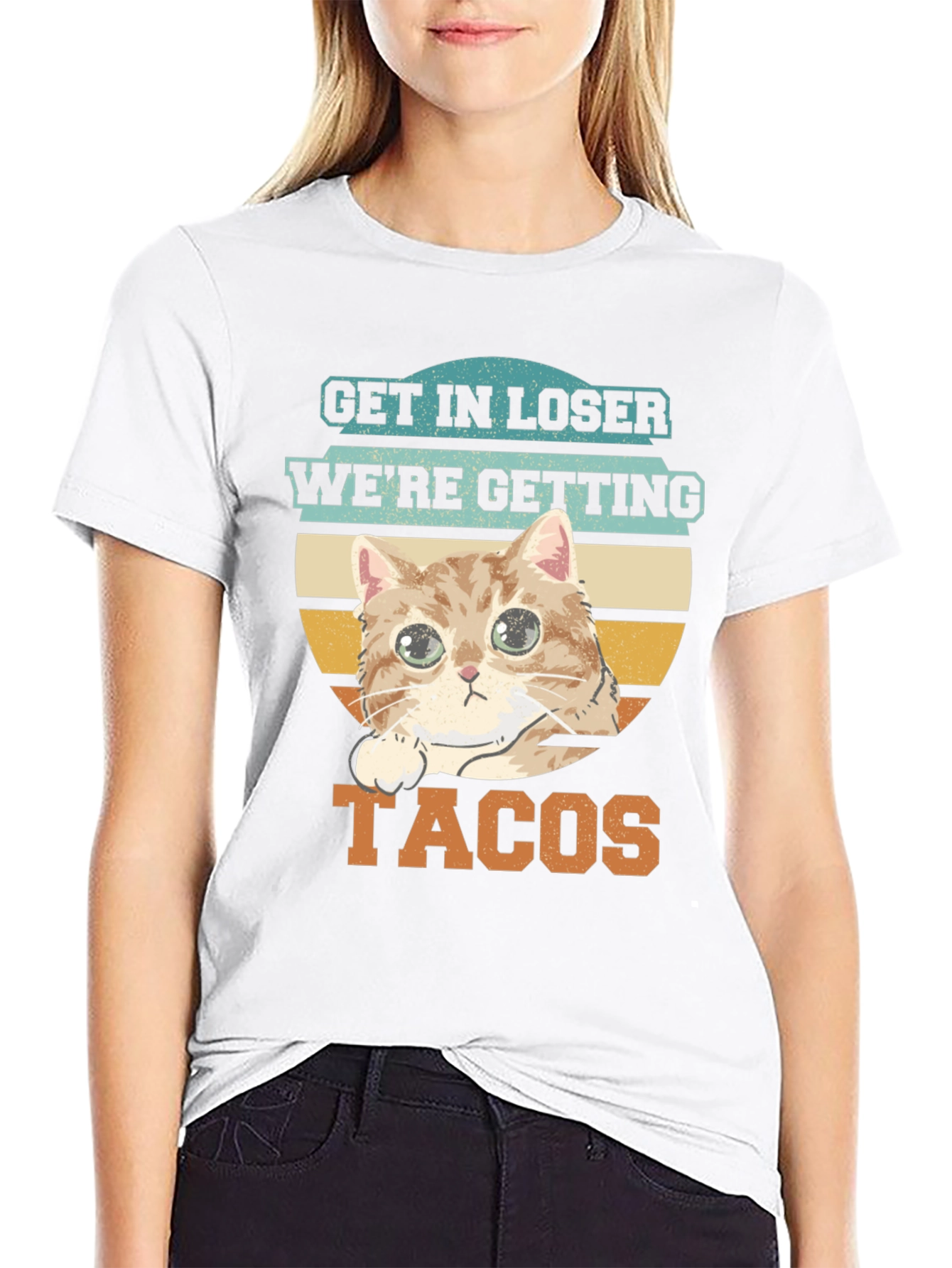 Get In Loser Cat Taco T-Shirt