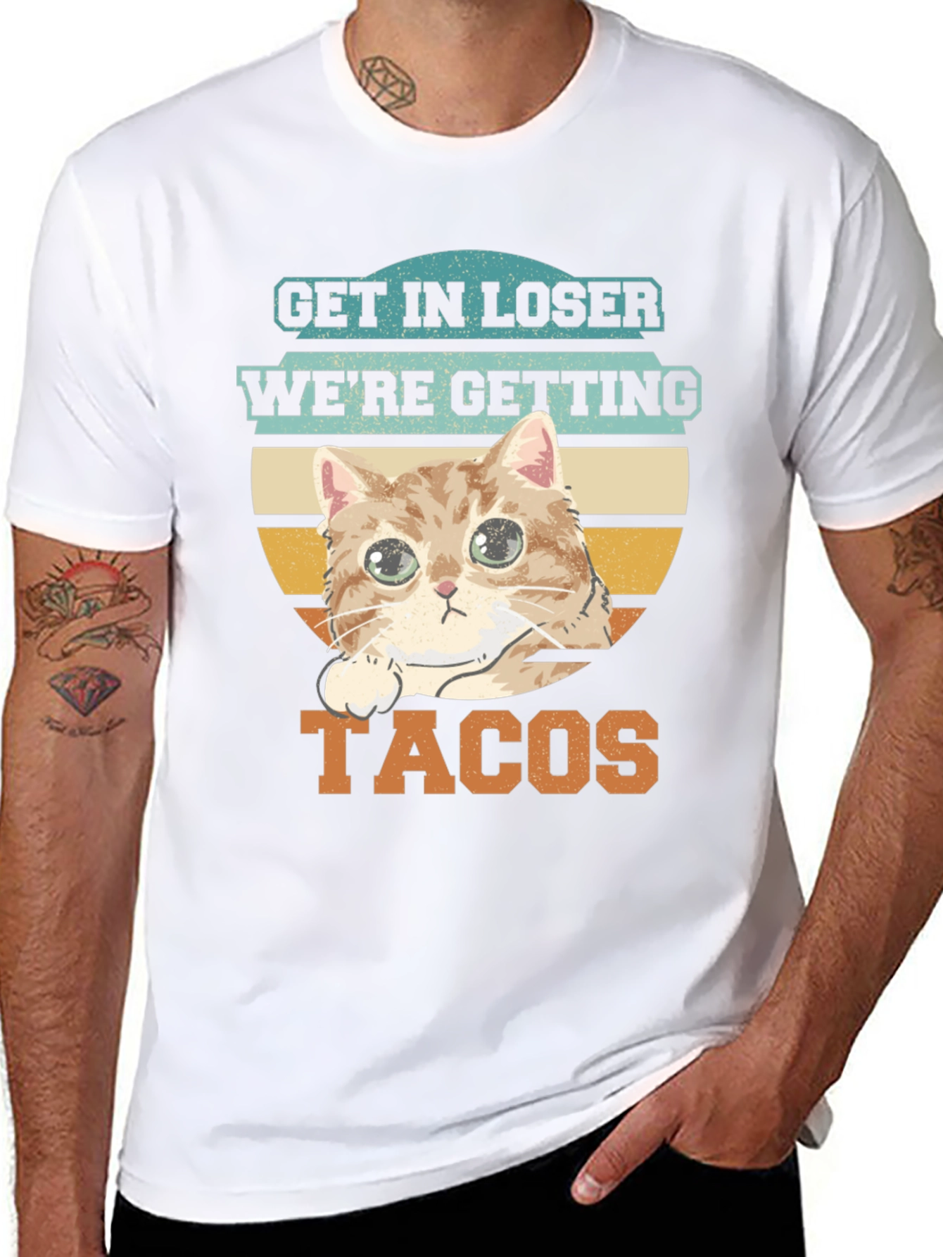 Get In Loser Cat Taco T-Shirt