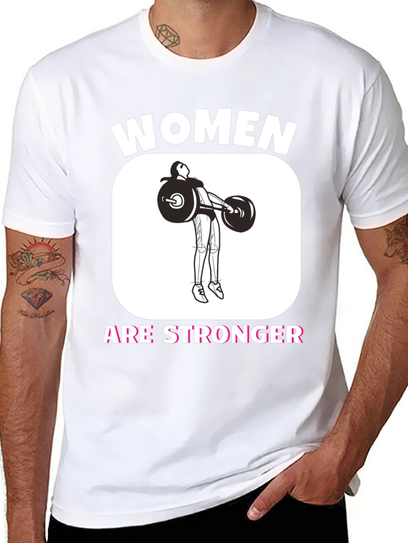Women Are Stronger T-Shirt - Fitness Graphic Tee