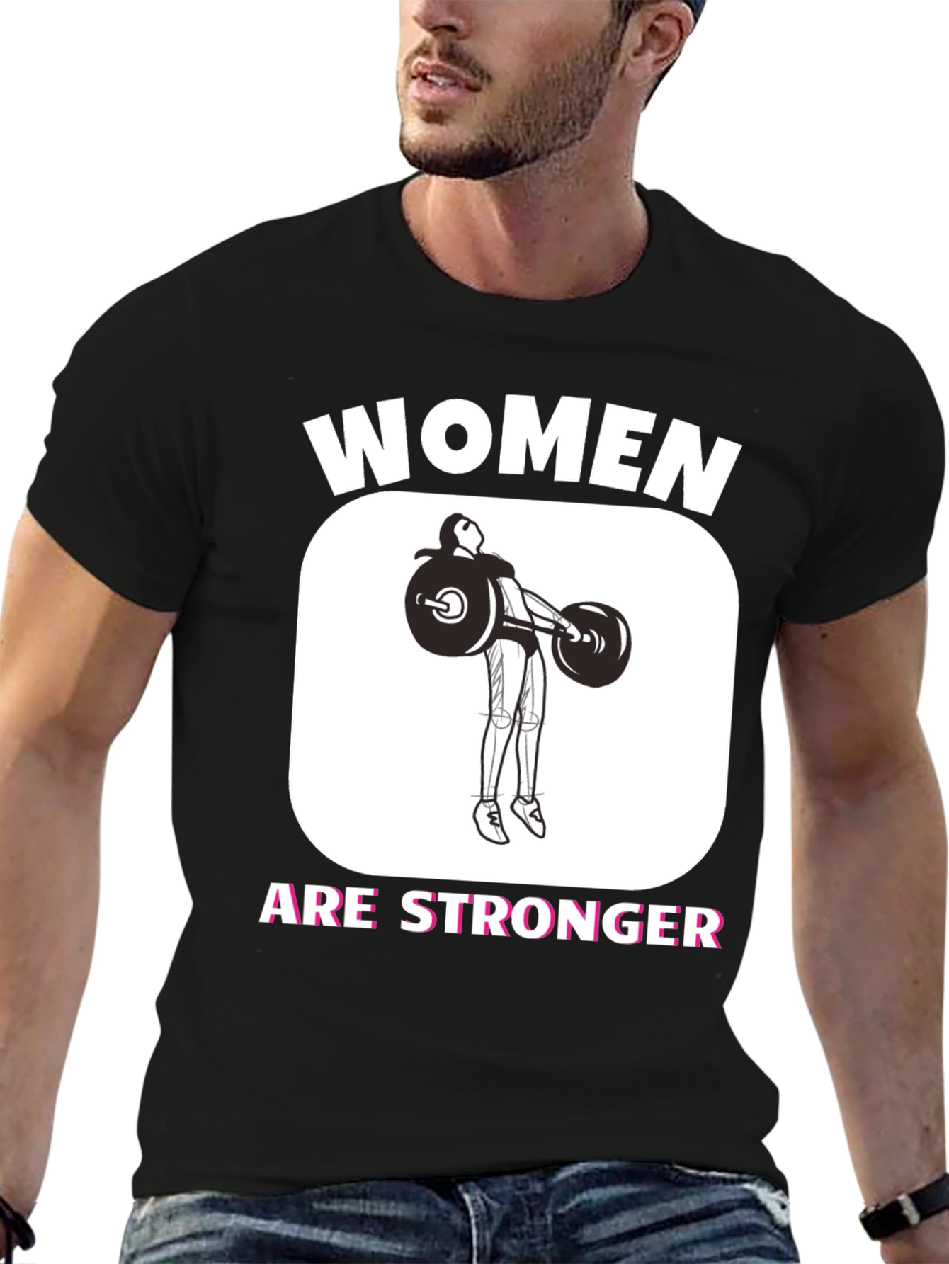 Women Are Stronger T-Shirt - Fitness Graphic Tee