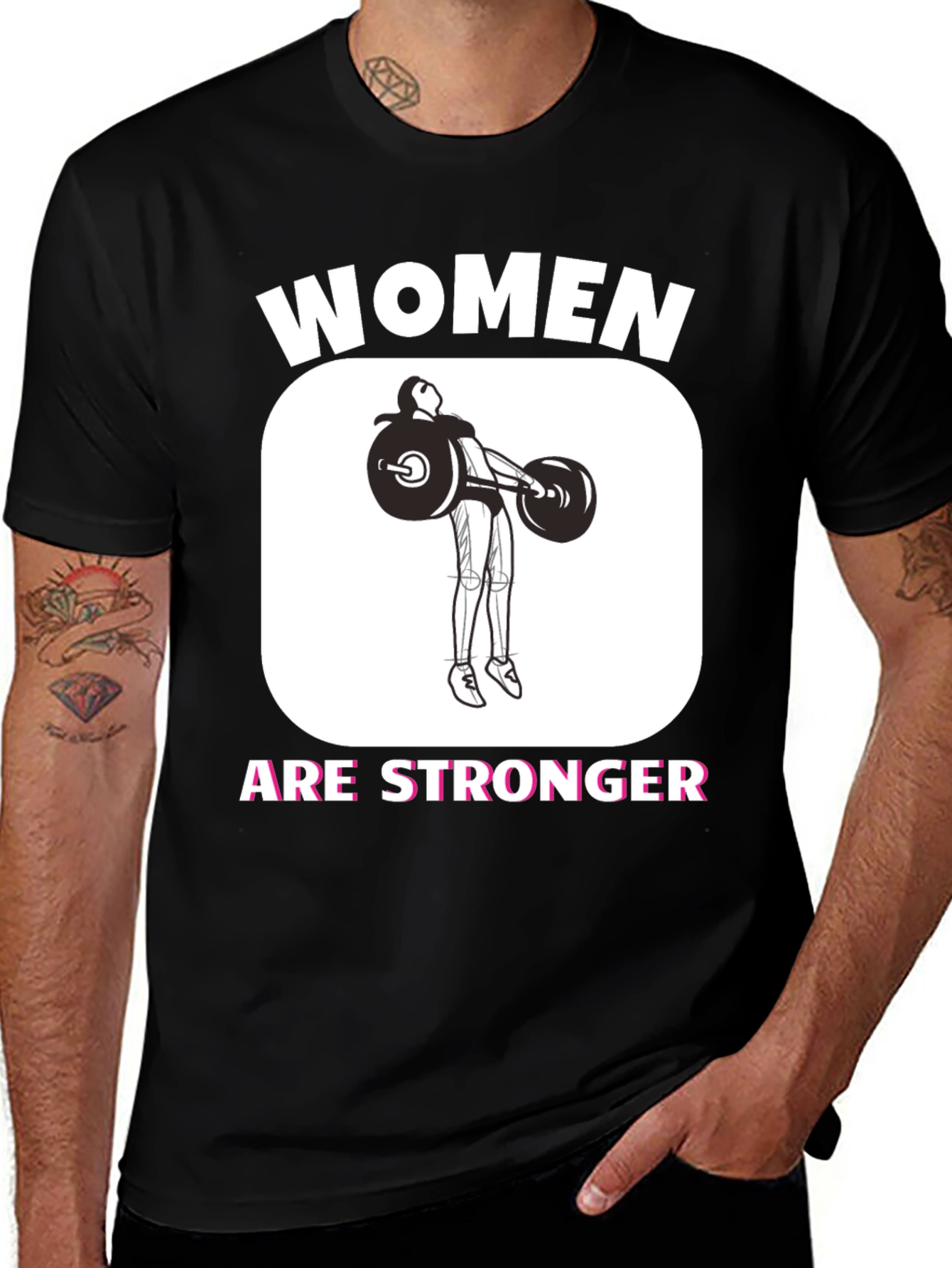 Women Are Stronger T-Shirt - Fitness Graphic Tee