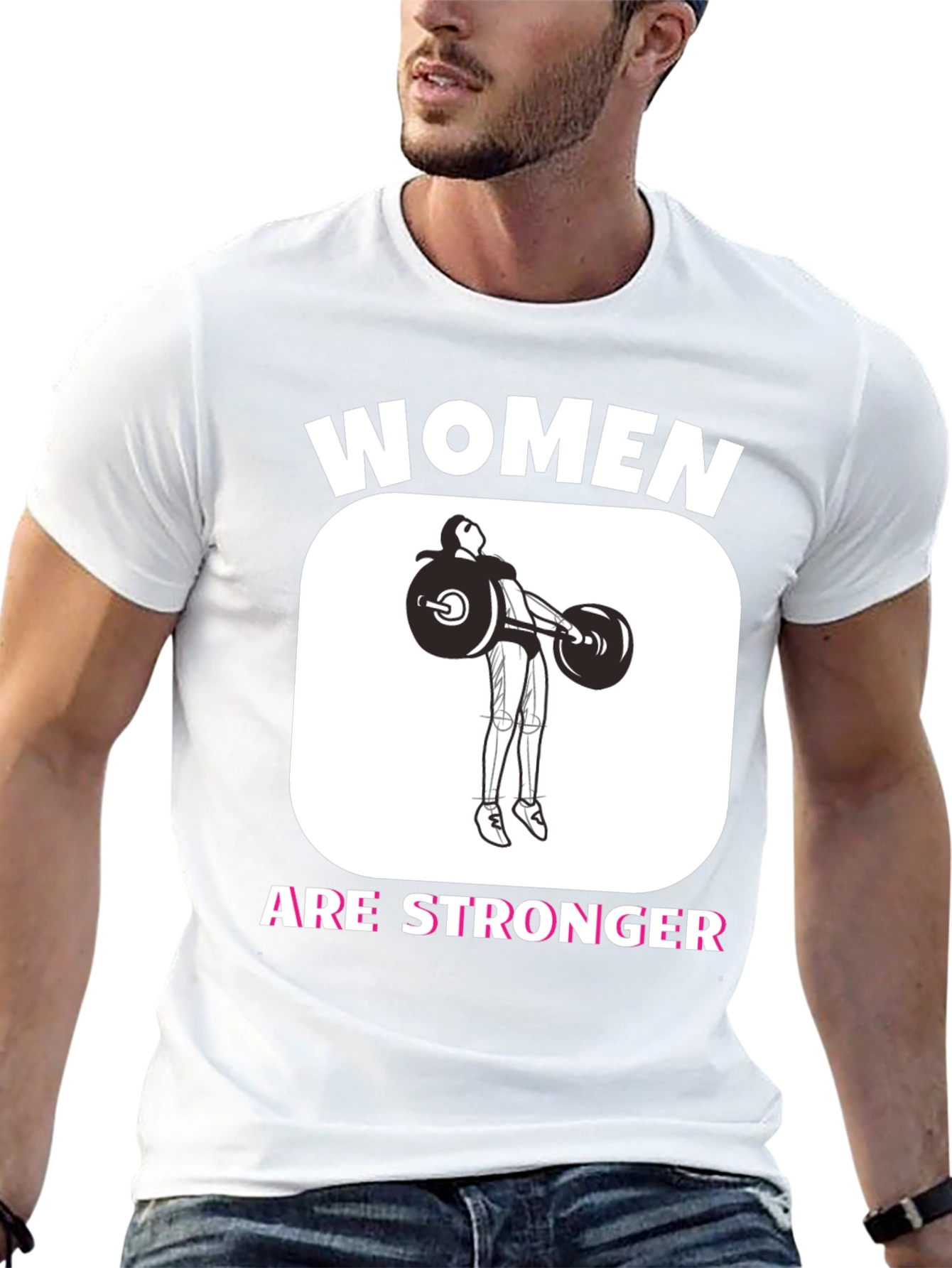 Women Are Stronger T-Shirt - Fitness Graphic Tee