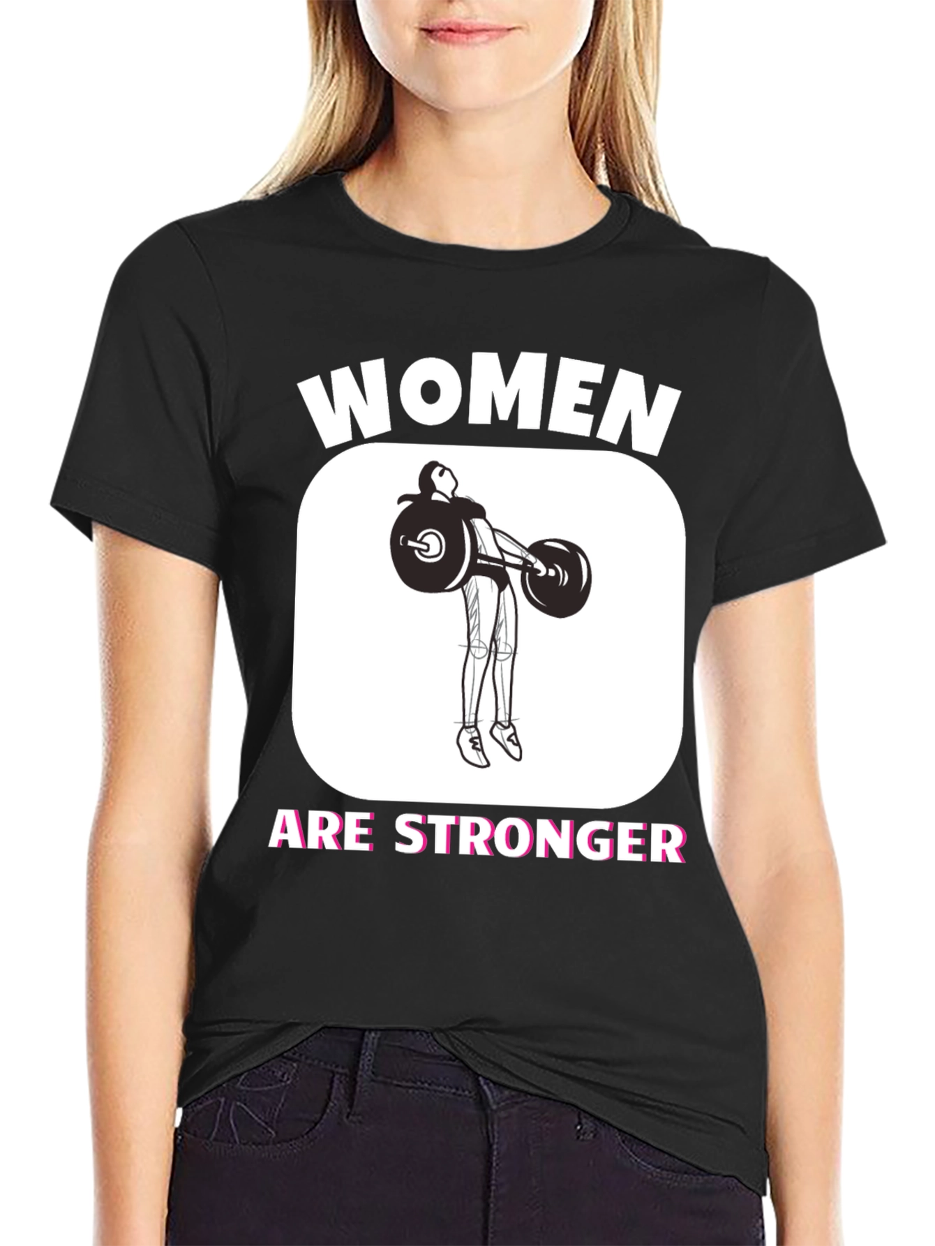 Women Are Stronger T-Shirt - Fitness Graphic Tee