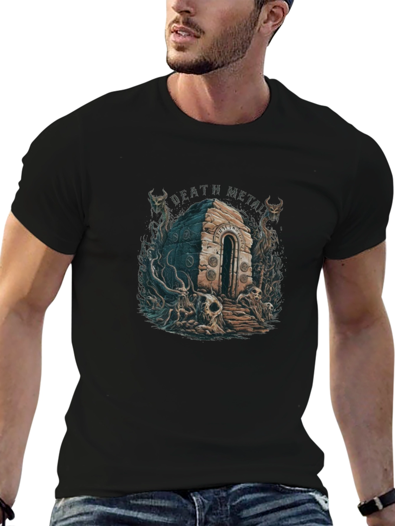 Death Metal T-Shirt: Crypt Design
