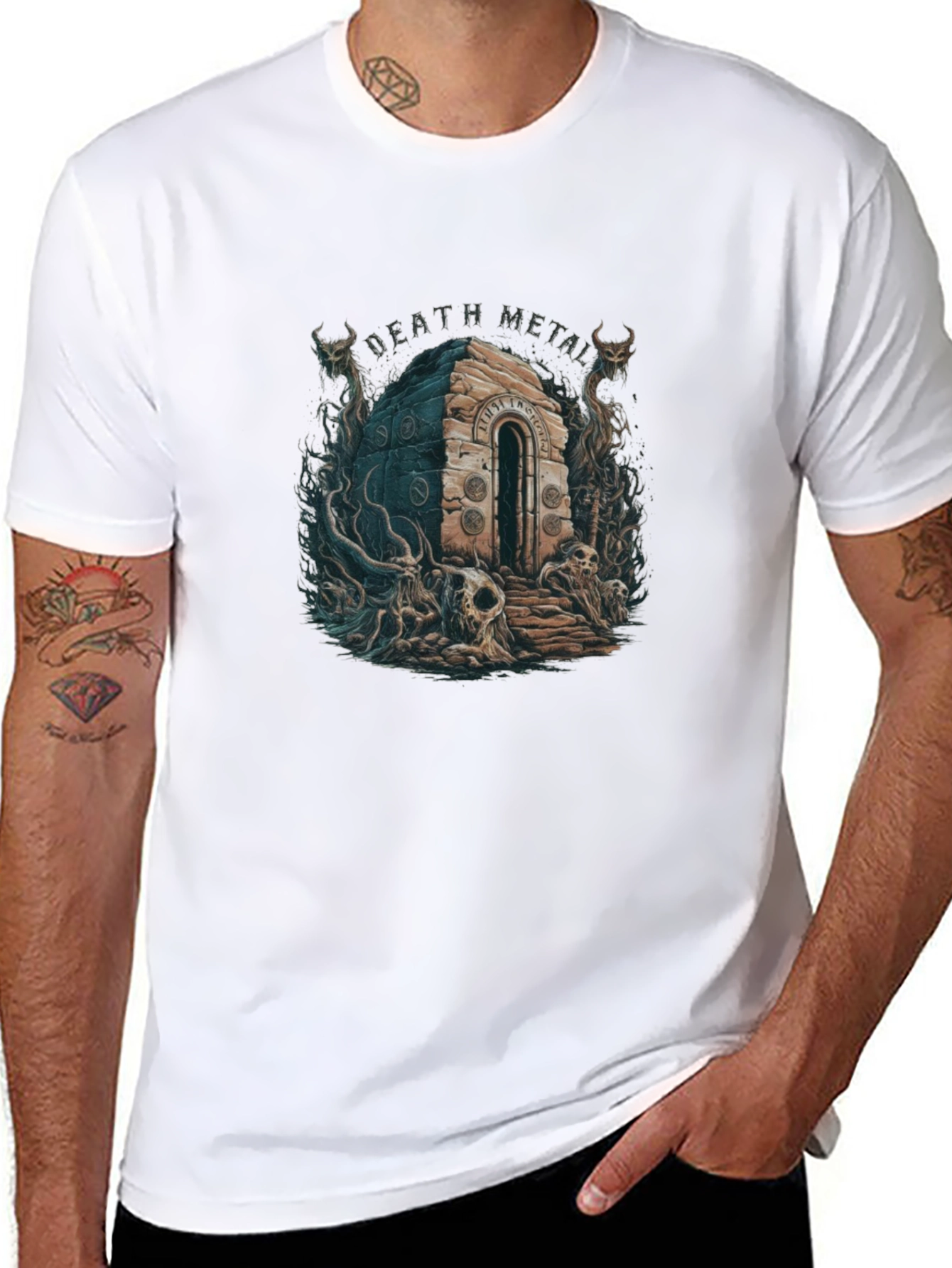 Death Metal T-Shirt: Crypt Design