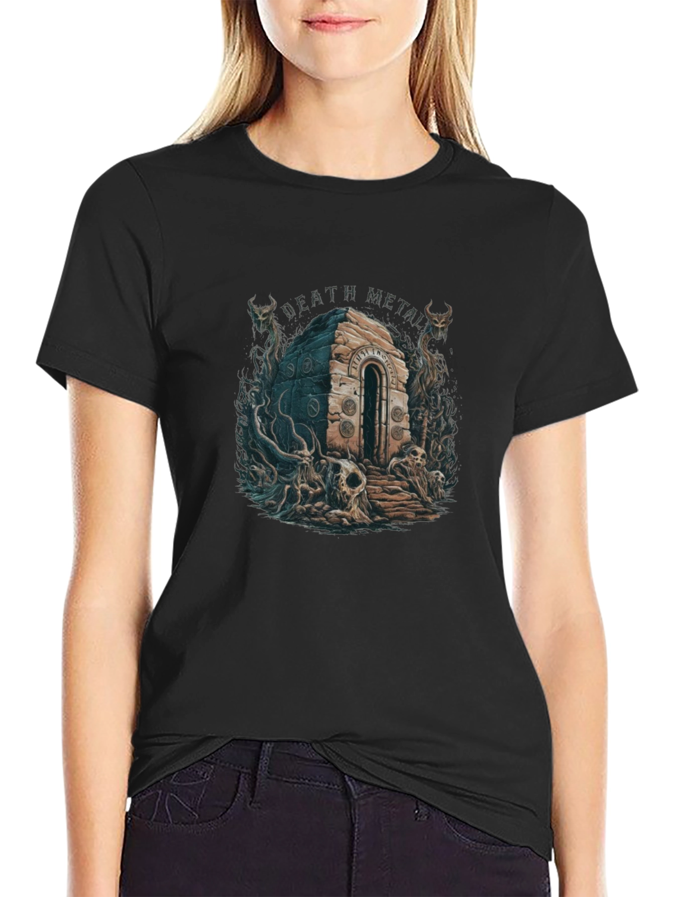 Death Metal T-Shirt: Crypt Design