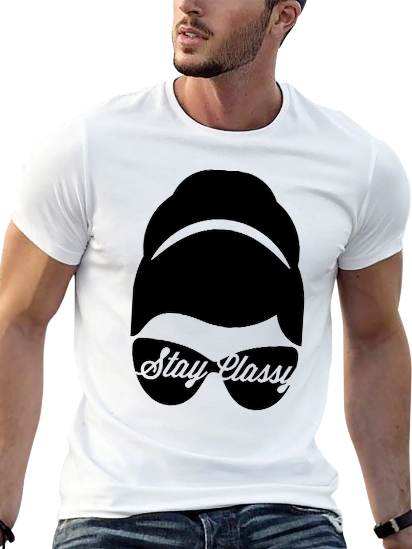 Stay Classy Retro Bun T-Shirt