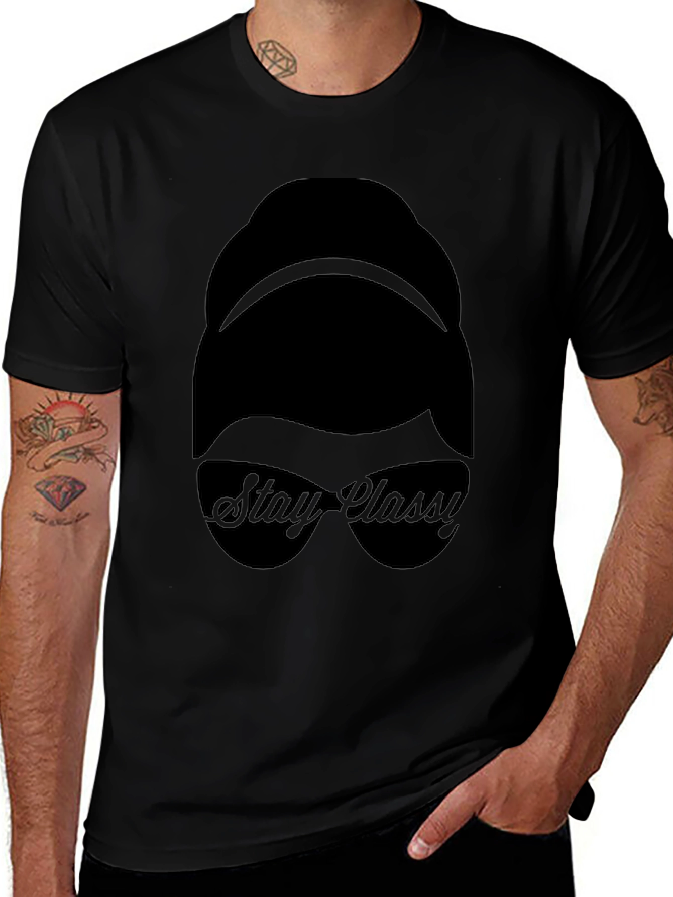 Stay Classy Retro Bun T-Shirt