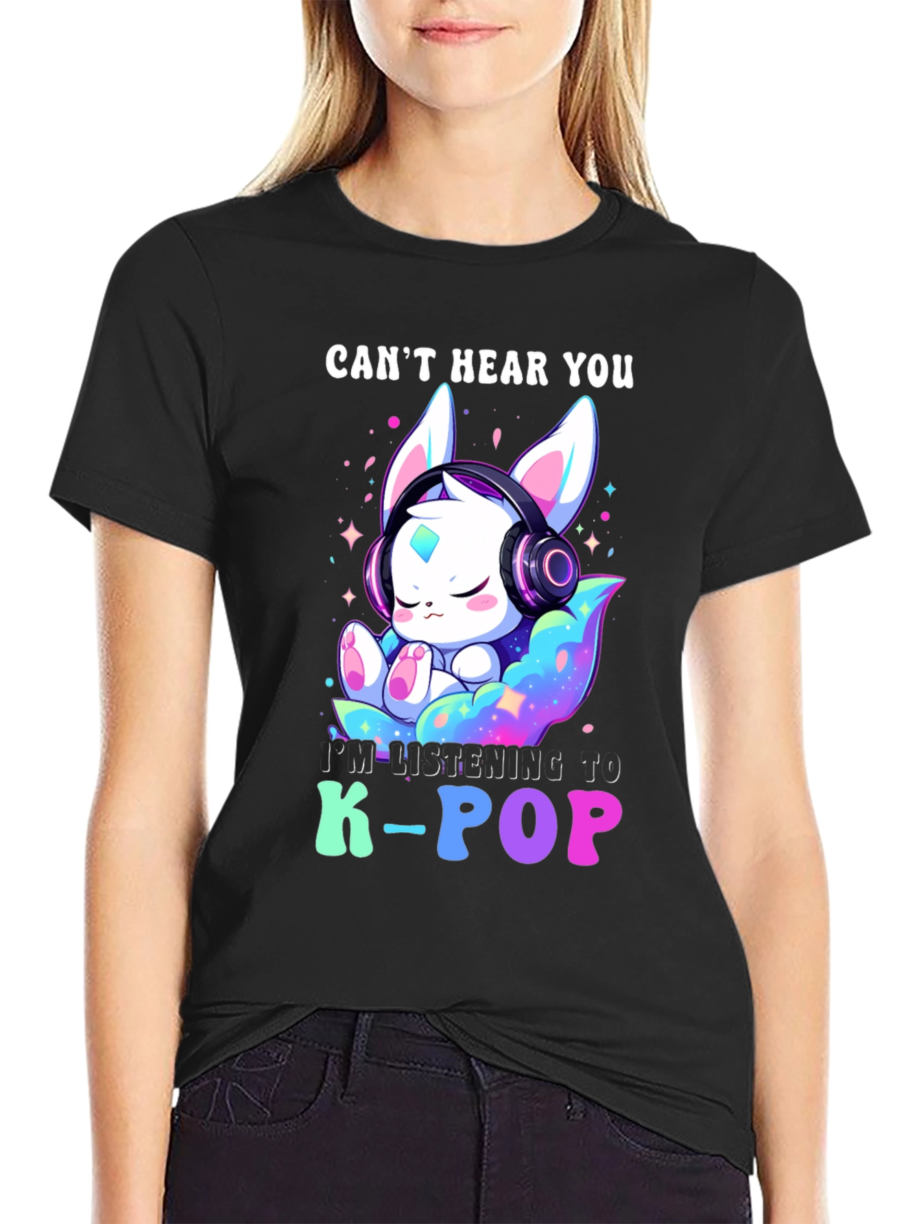 K-Pop Fan T-Shirt - Cant Hear You