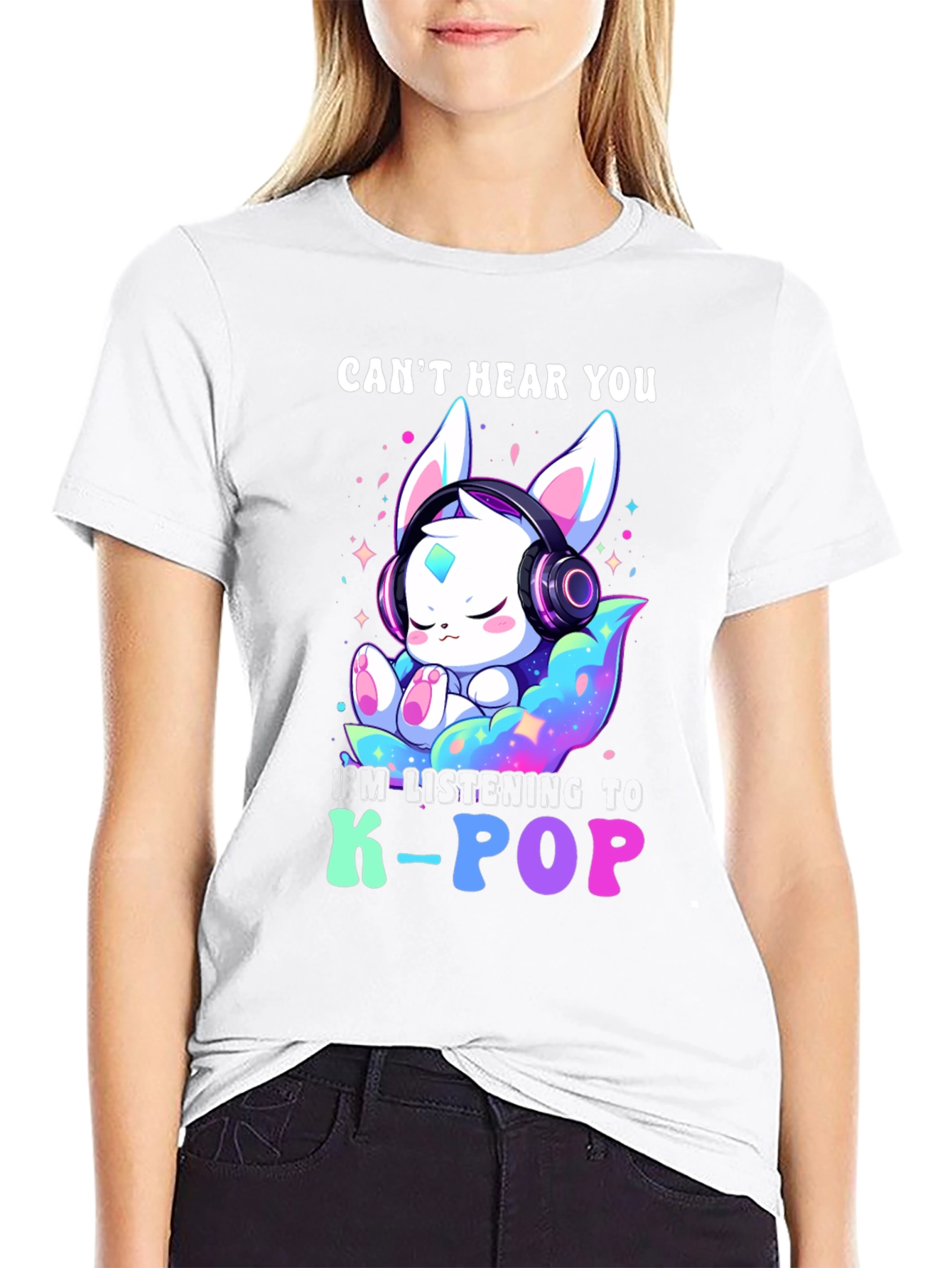 K-Pop Fan T-Shirt - Cant Hear You