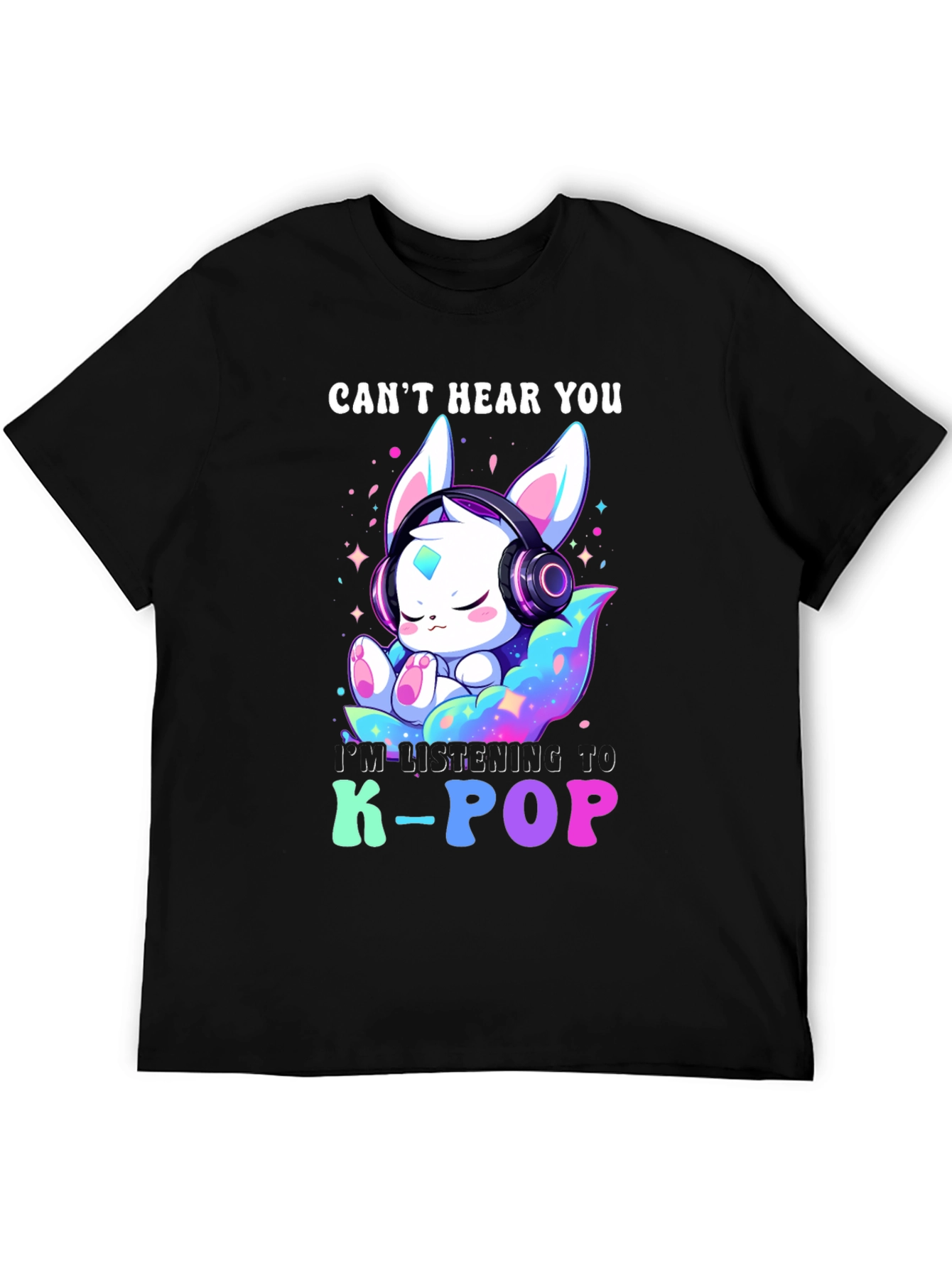 K-Pop Fan T-Shirt - Cant Hear You