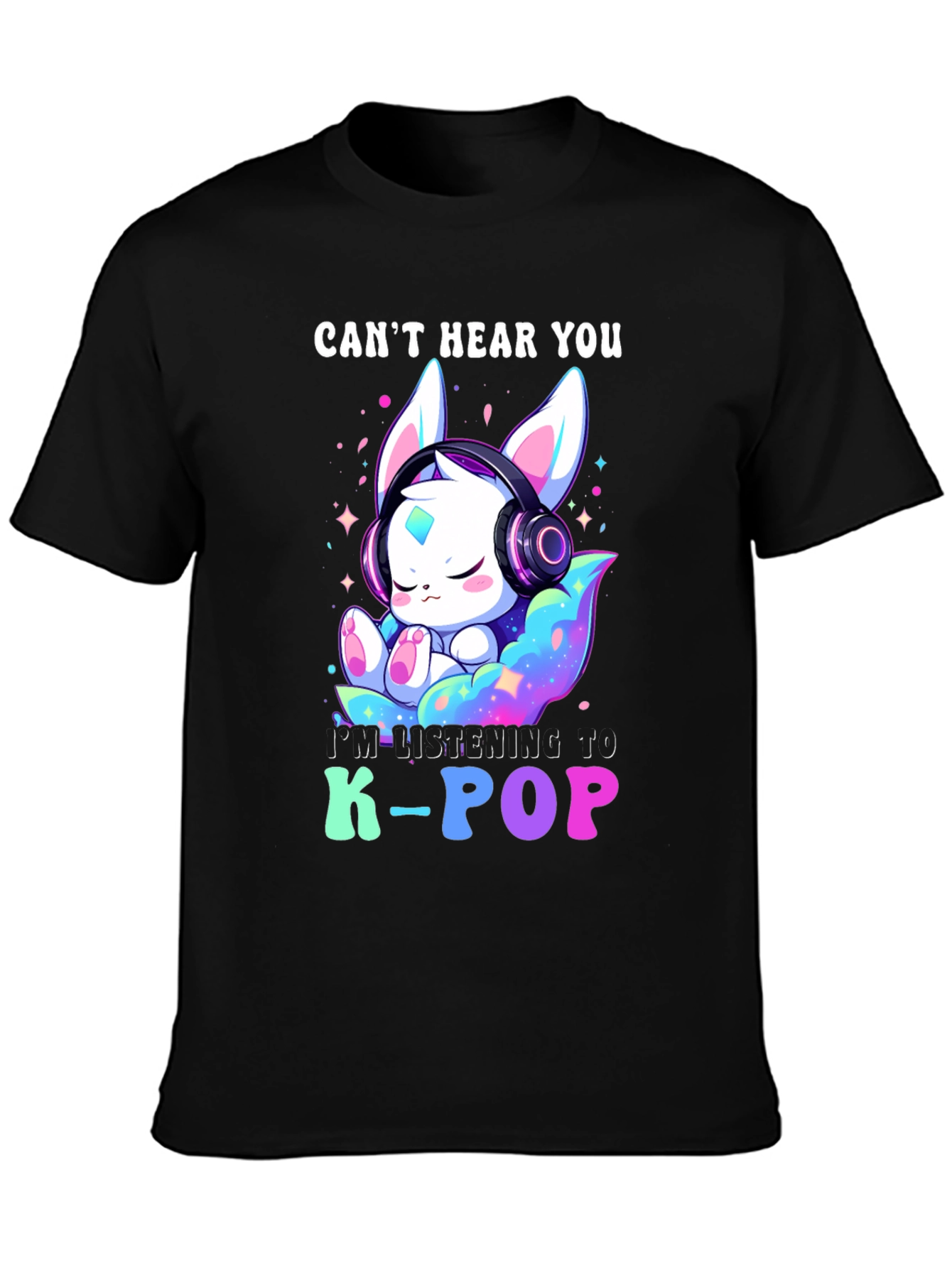 K-Pop Fan T-Shirt - Cant Hear You