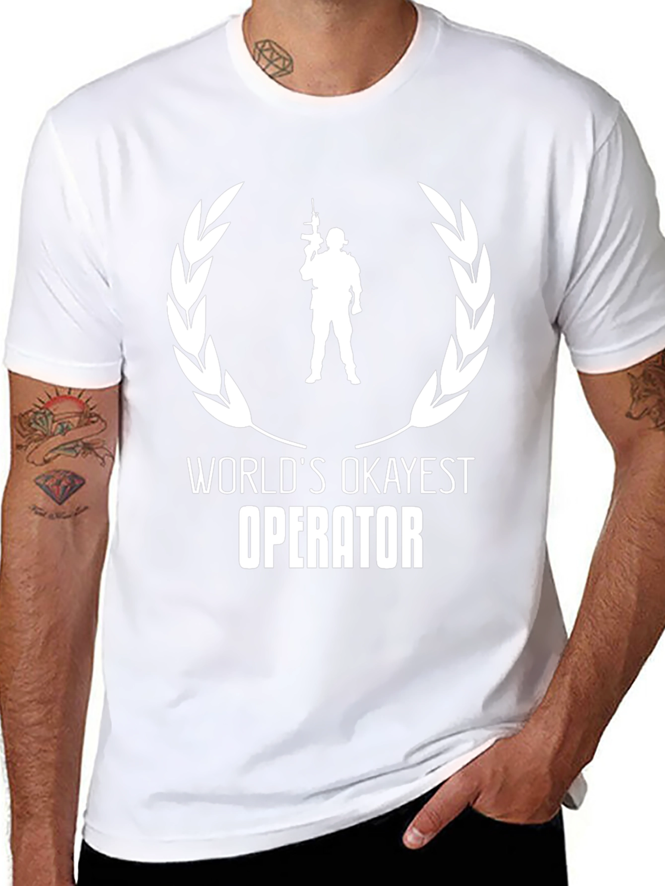 Worlds Okayest Operator Graphic T-Shirt