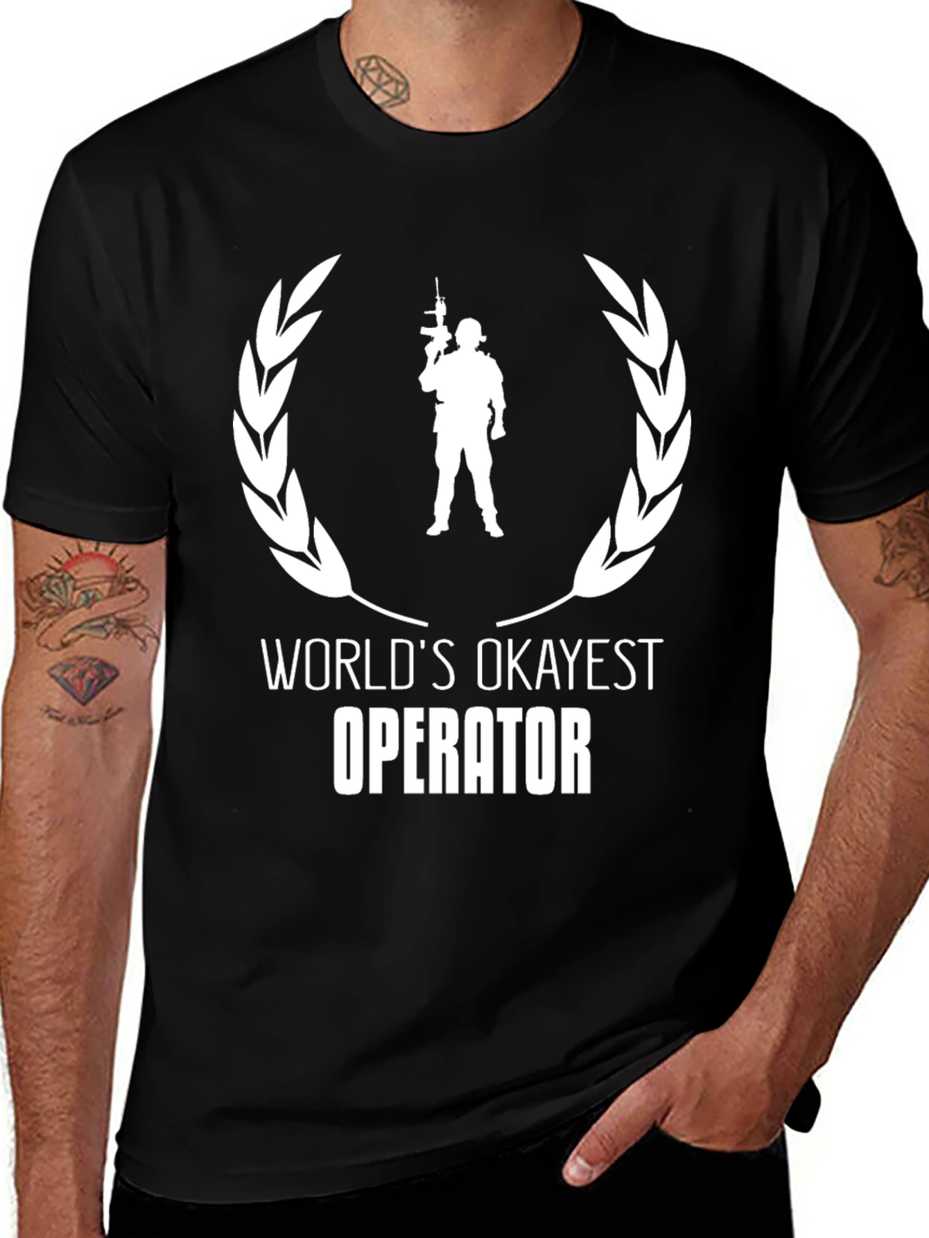 Worlds Okayest Operator Graphic T-Shirt