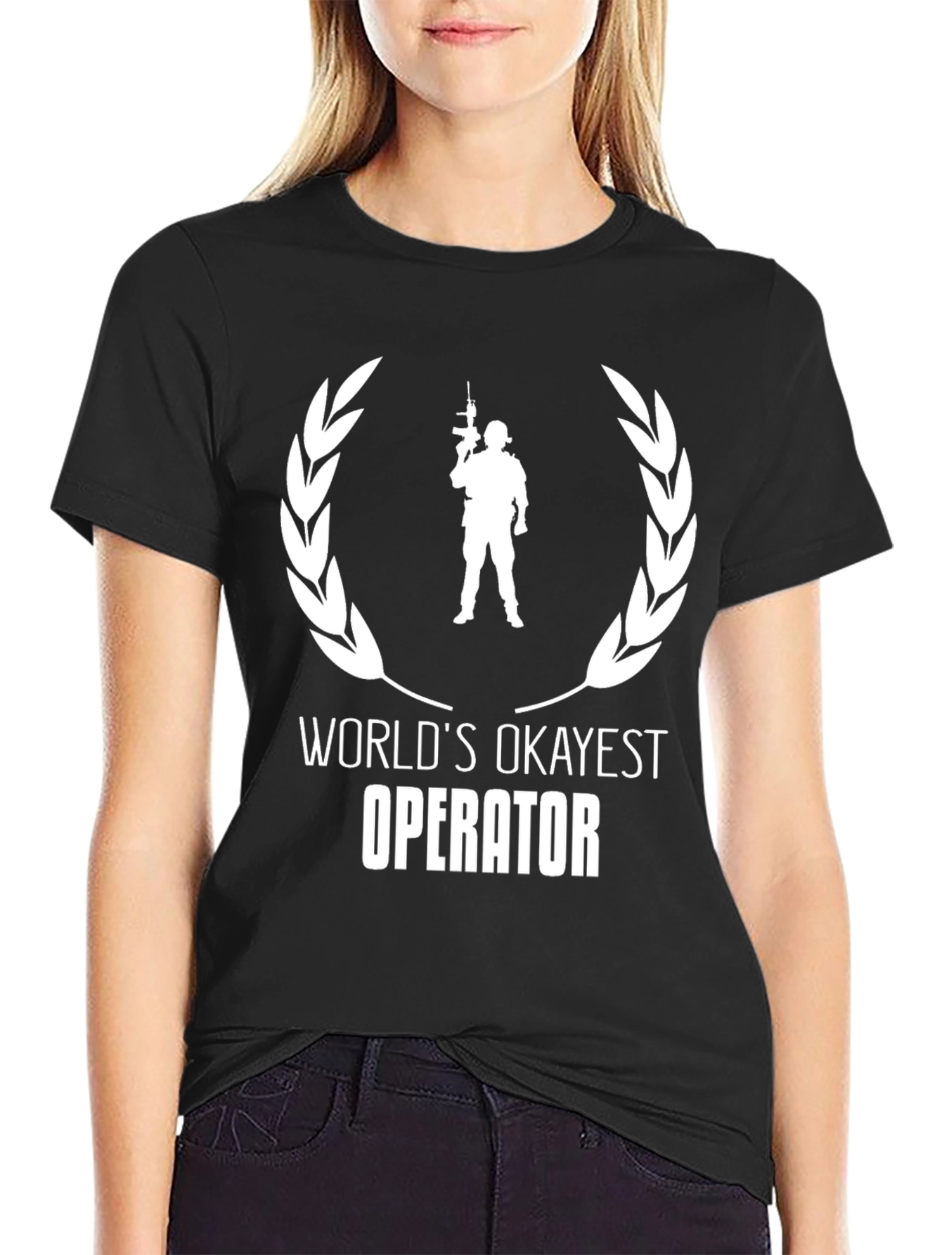 Worlds Okayest Operator Graphic T-Shirt