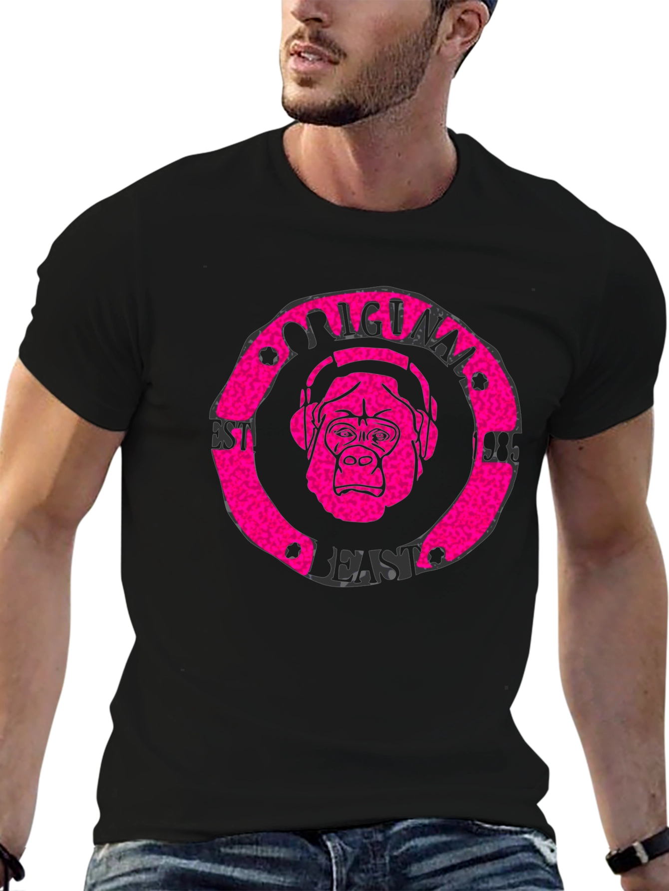 Original Beast Gorilla Graphic T-Shirt
