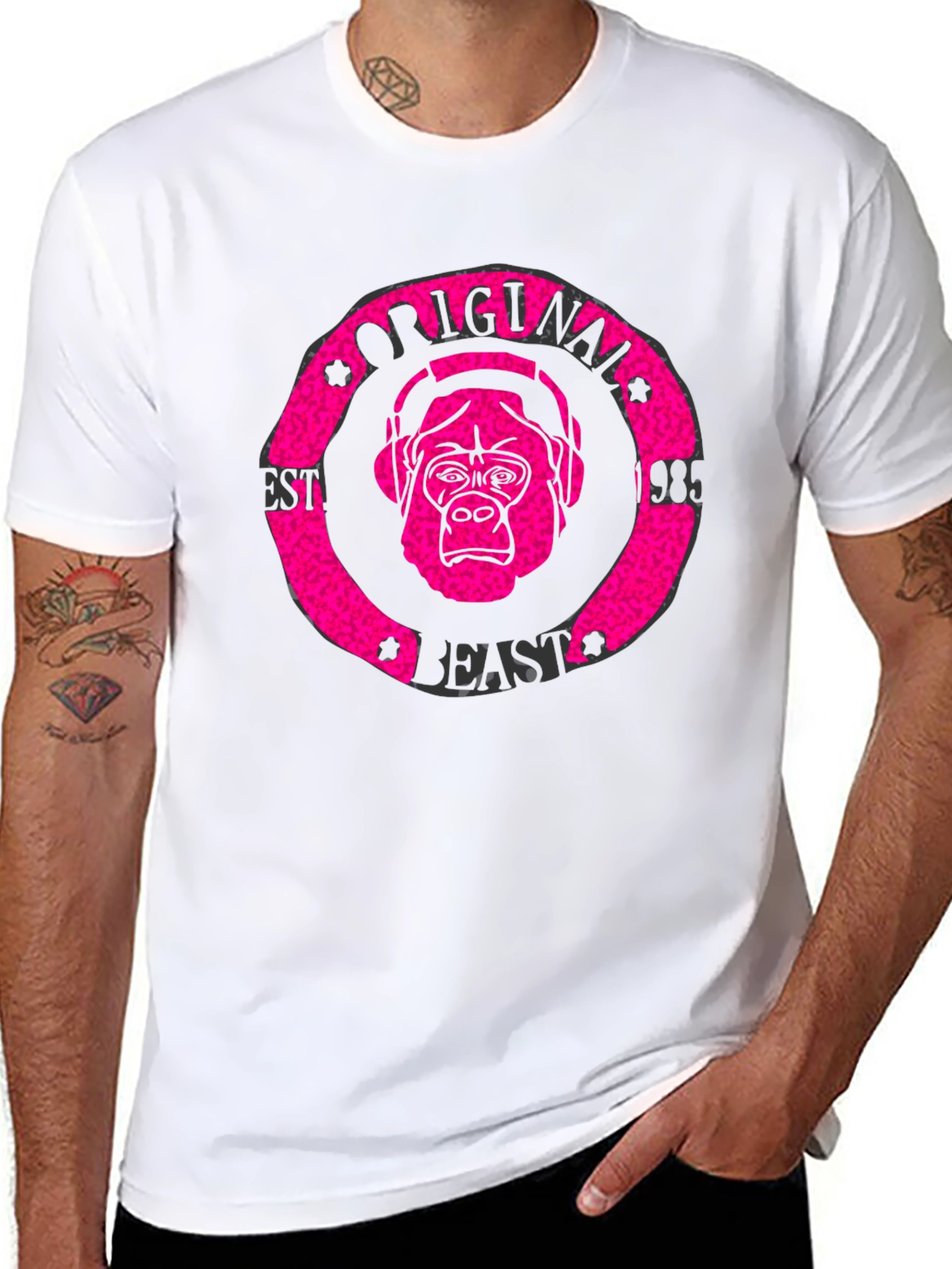 Original Beast Gorilla Graphic T-Shirt
