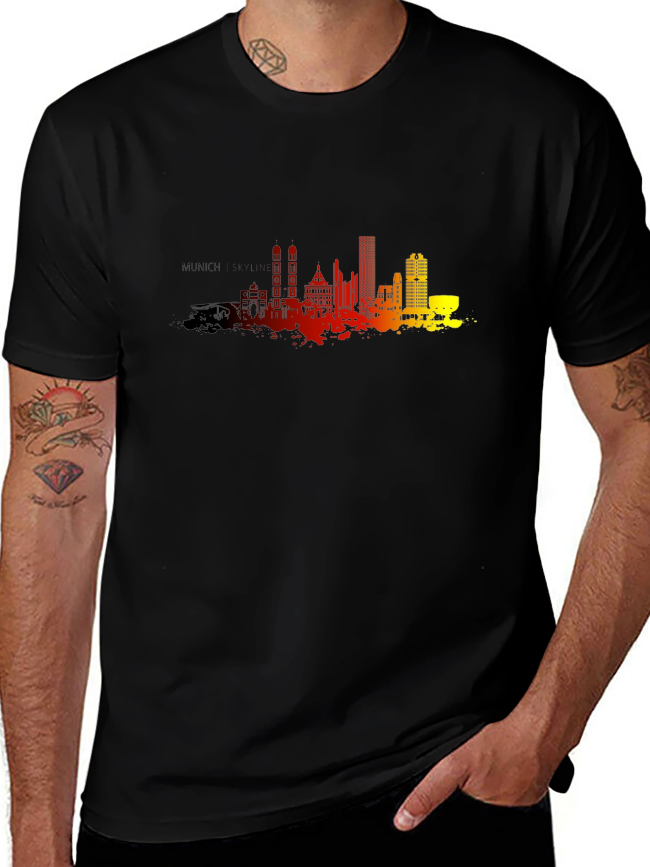 Munich Skyline T-Shirt - City Silhouette Tee