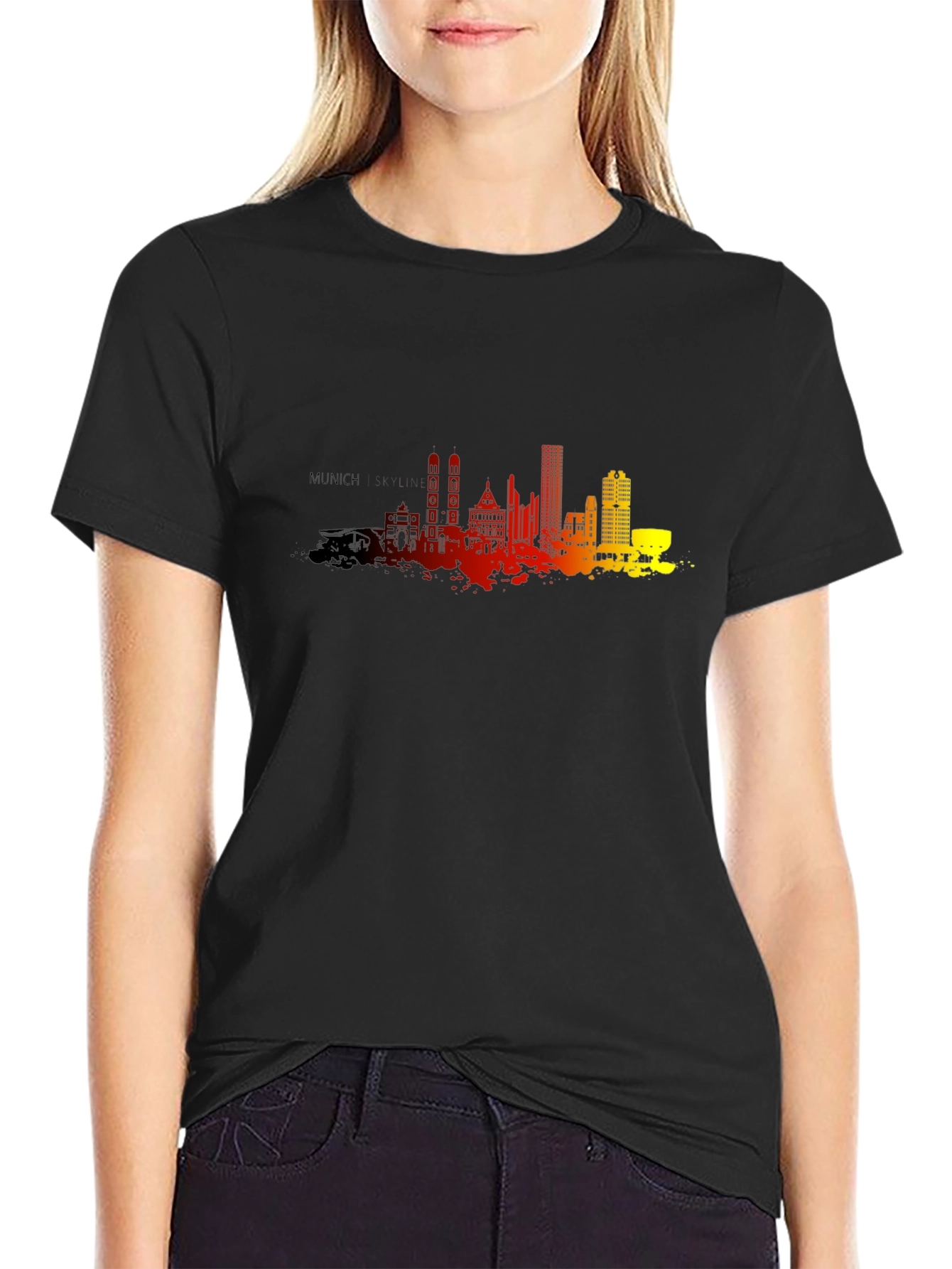 Munich Skyline T-Shirt - City Silhouette Tee