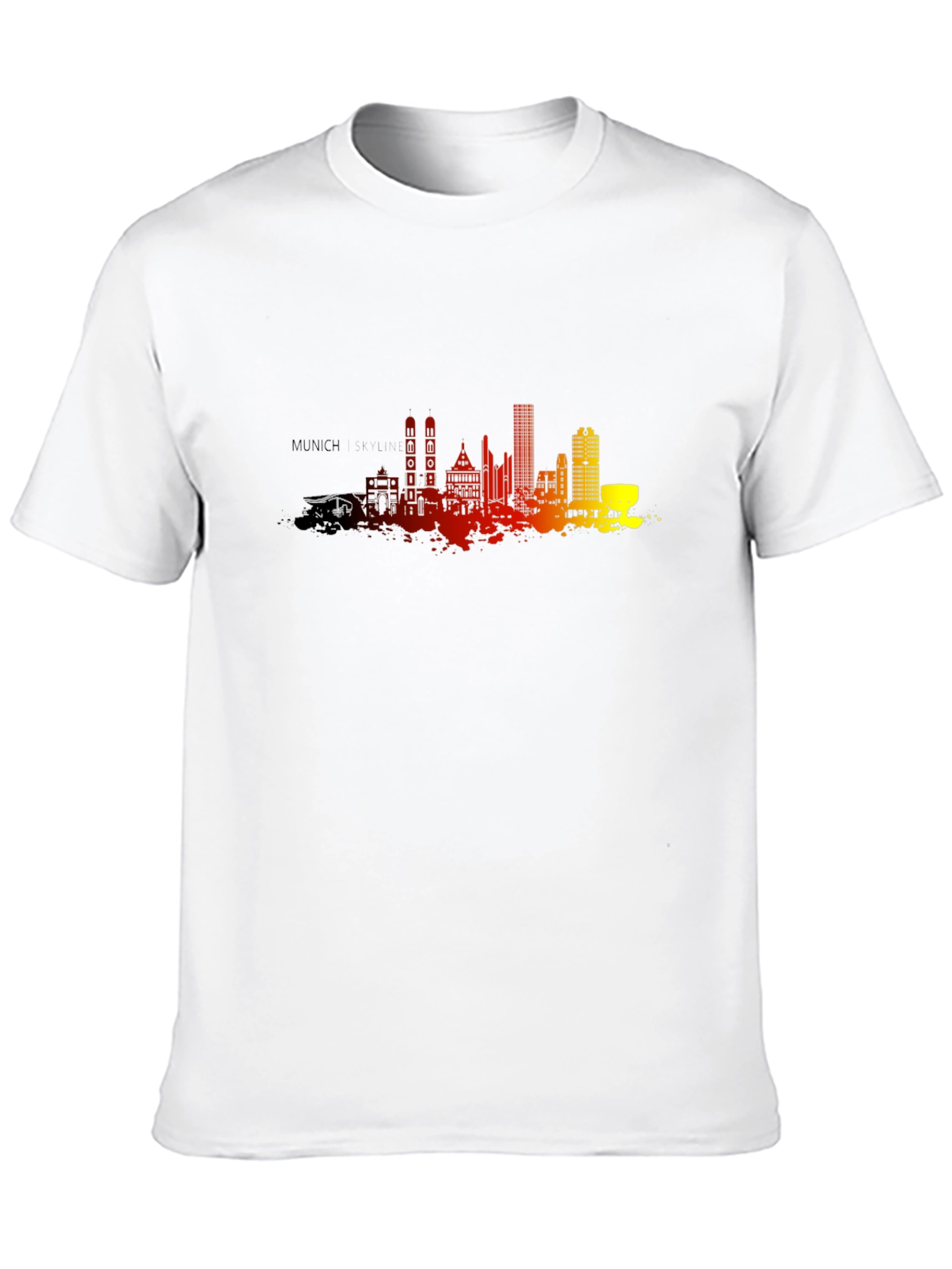 Munich Skyline T-Shirt - City Silhouette Tee