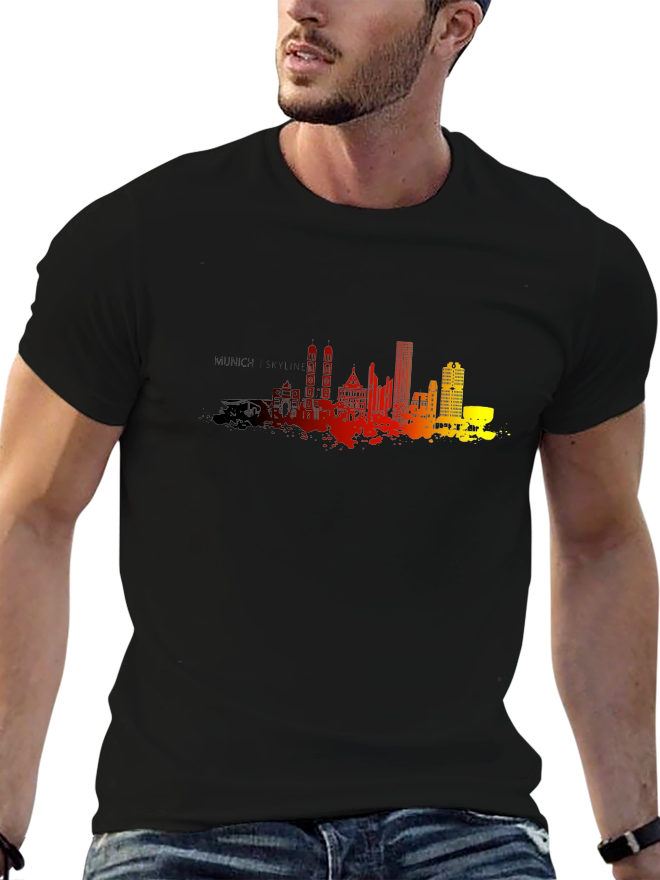 Munich Skyline T-Shirt - City Silhouette Tee