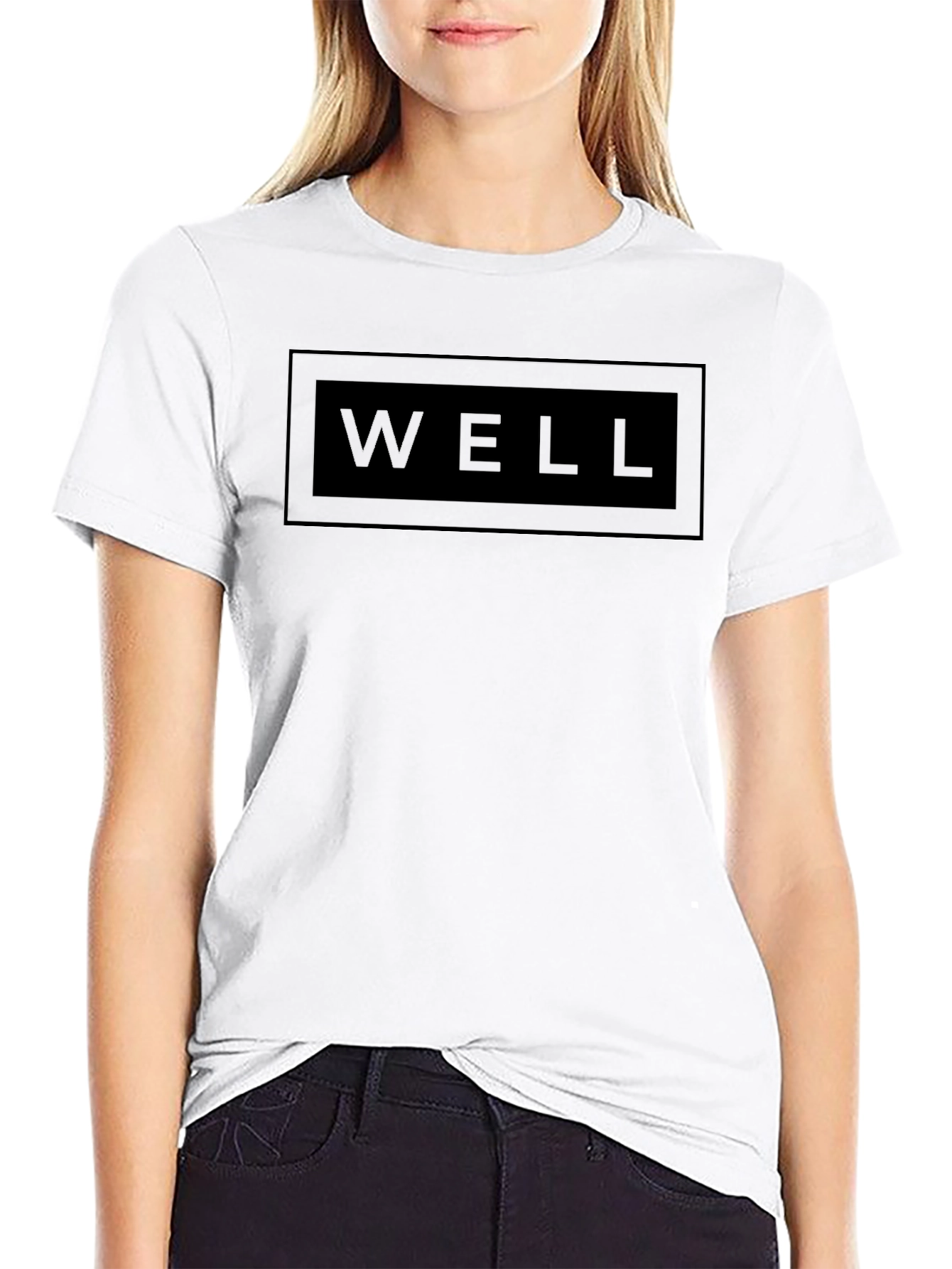 Mens Black Graphic T-Shirt - WELL Design