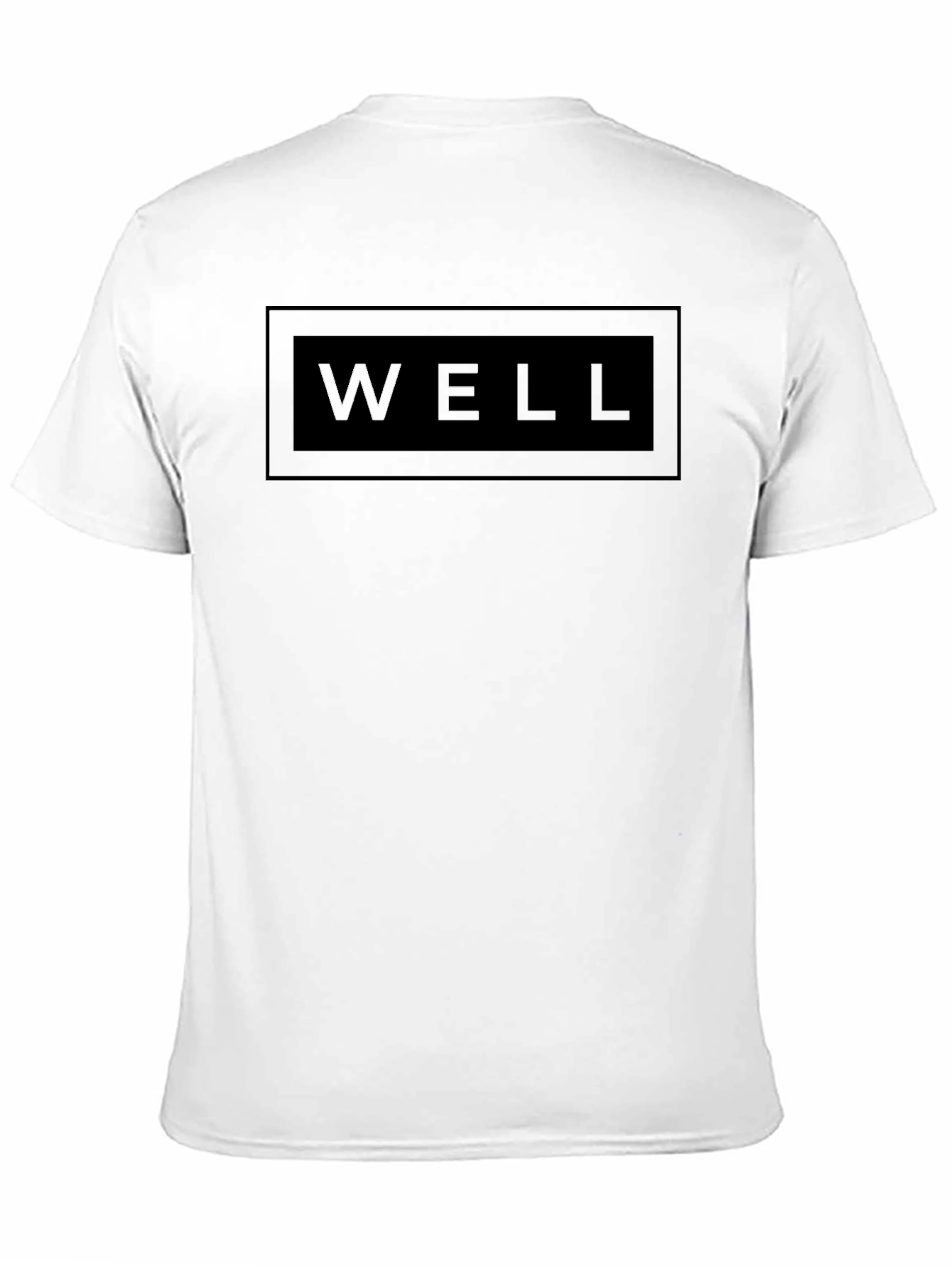Mens Black Graphic T-Shirt - WELL Design