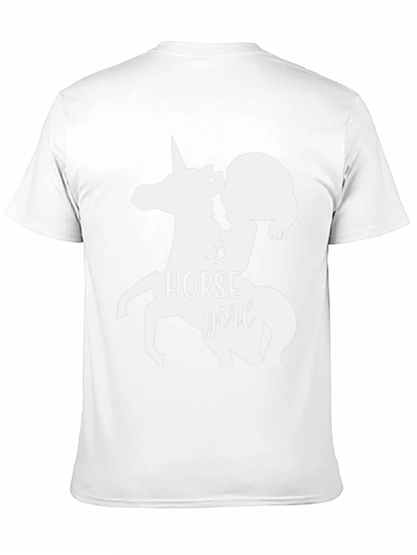 Horse Girl Graphic Tee - Unisex Black T-Shirt