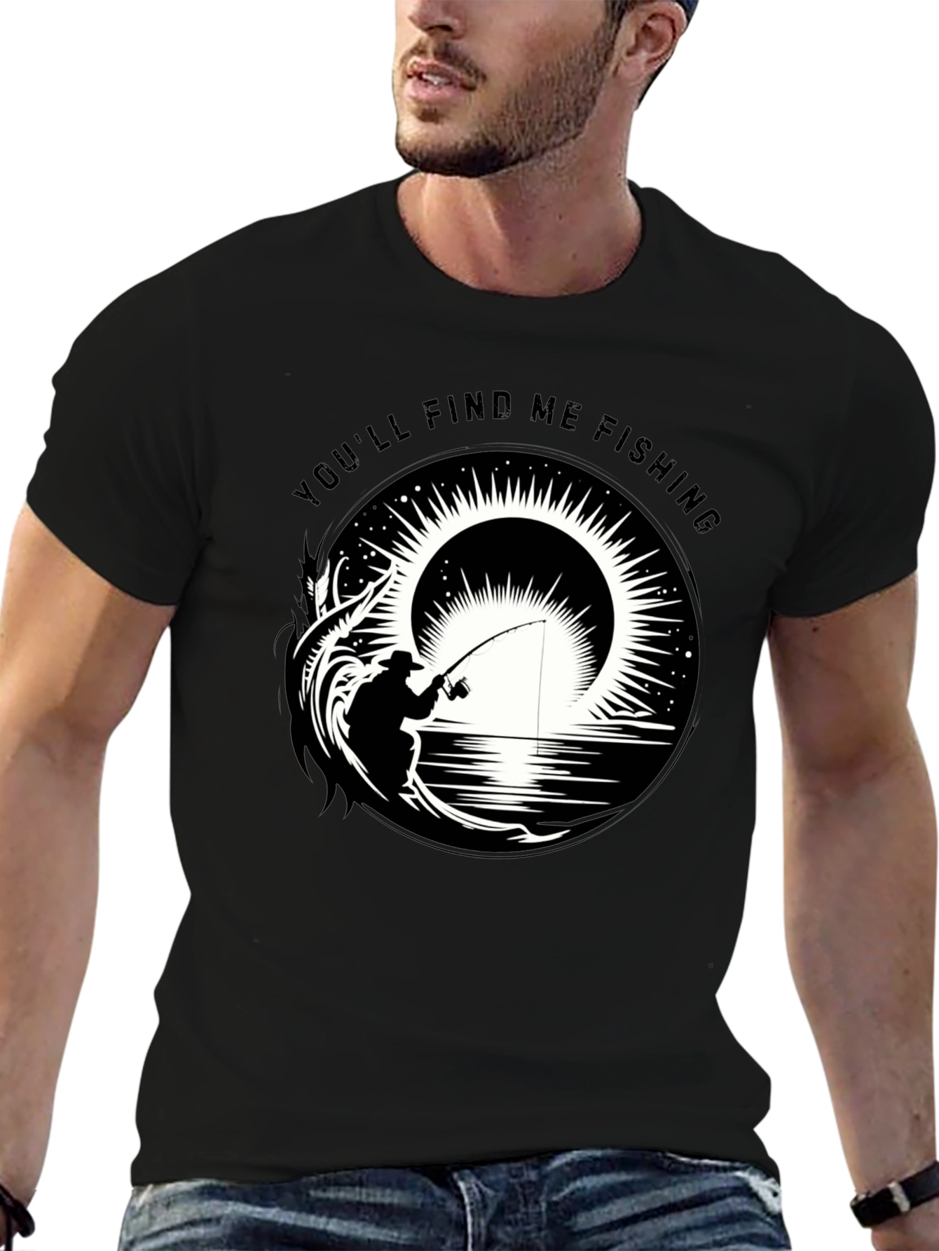 Fishing Graphic Tee - Youll Find Me Fishing